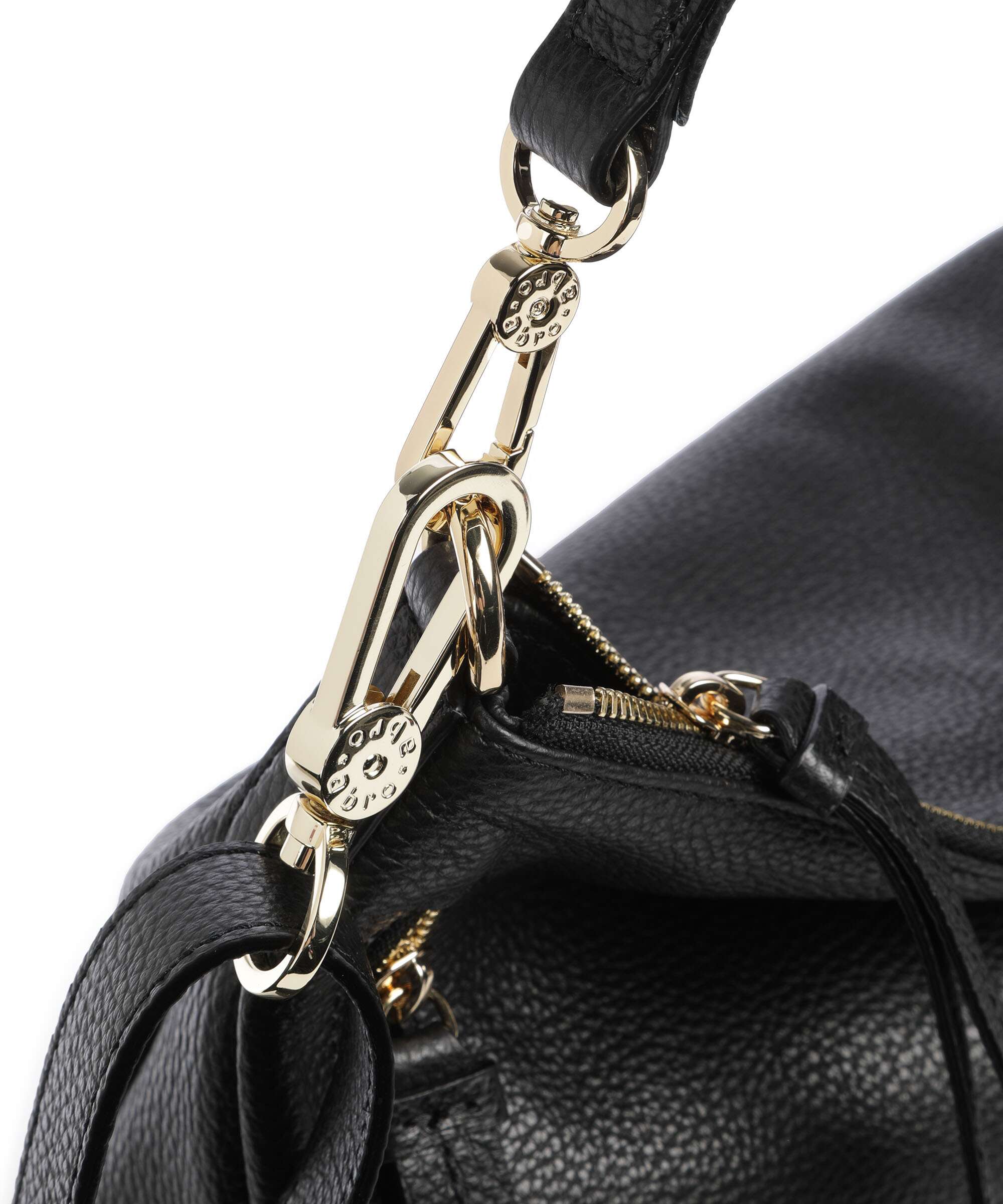 Abro Adria Juna Hobo tas black/gold - Image 4