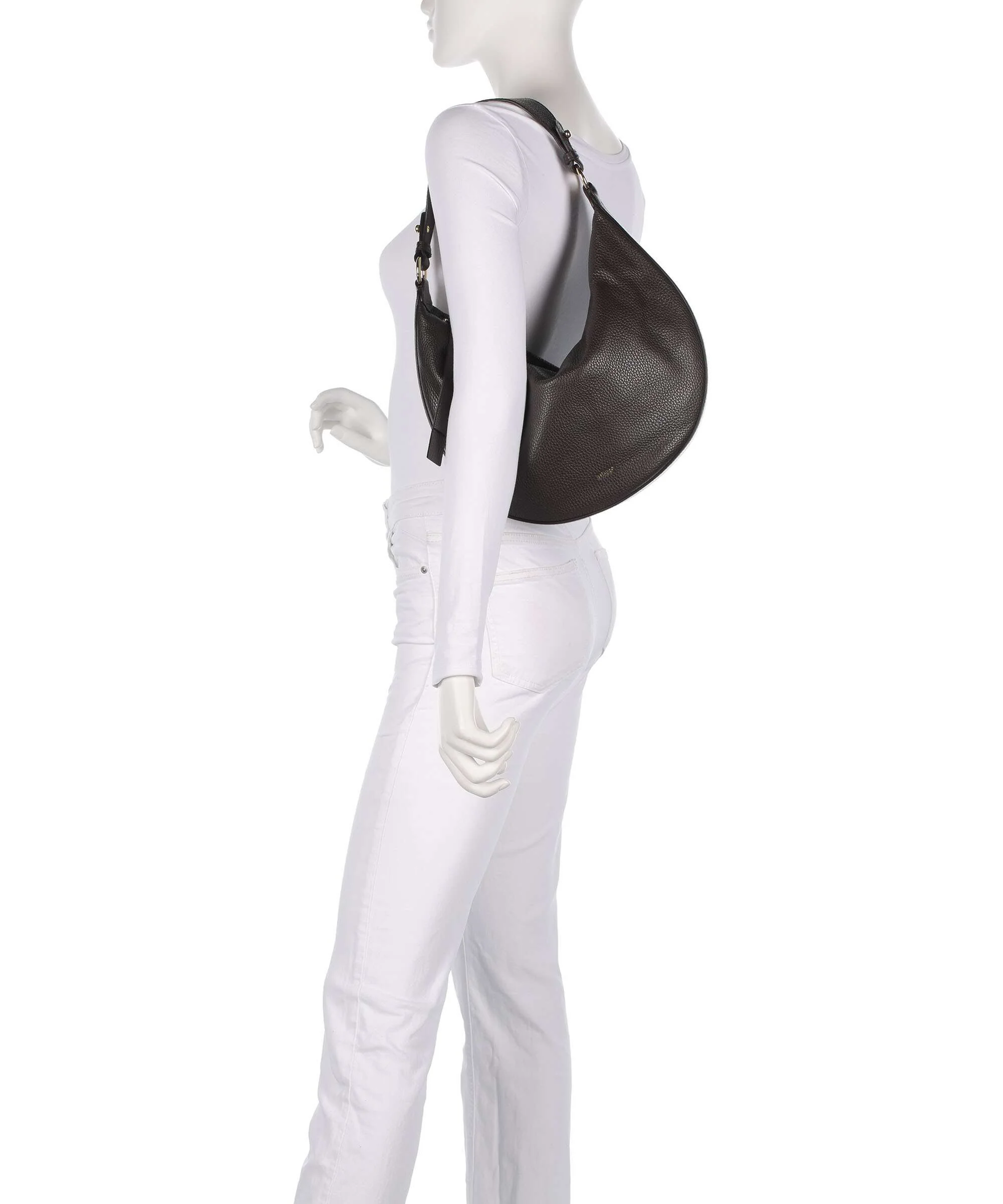 Abro Adria Lulu Small Hobo tas dark brown - Image 3