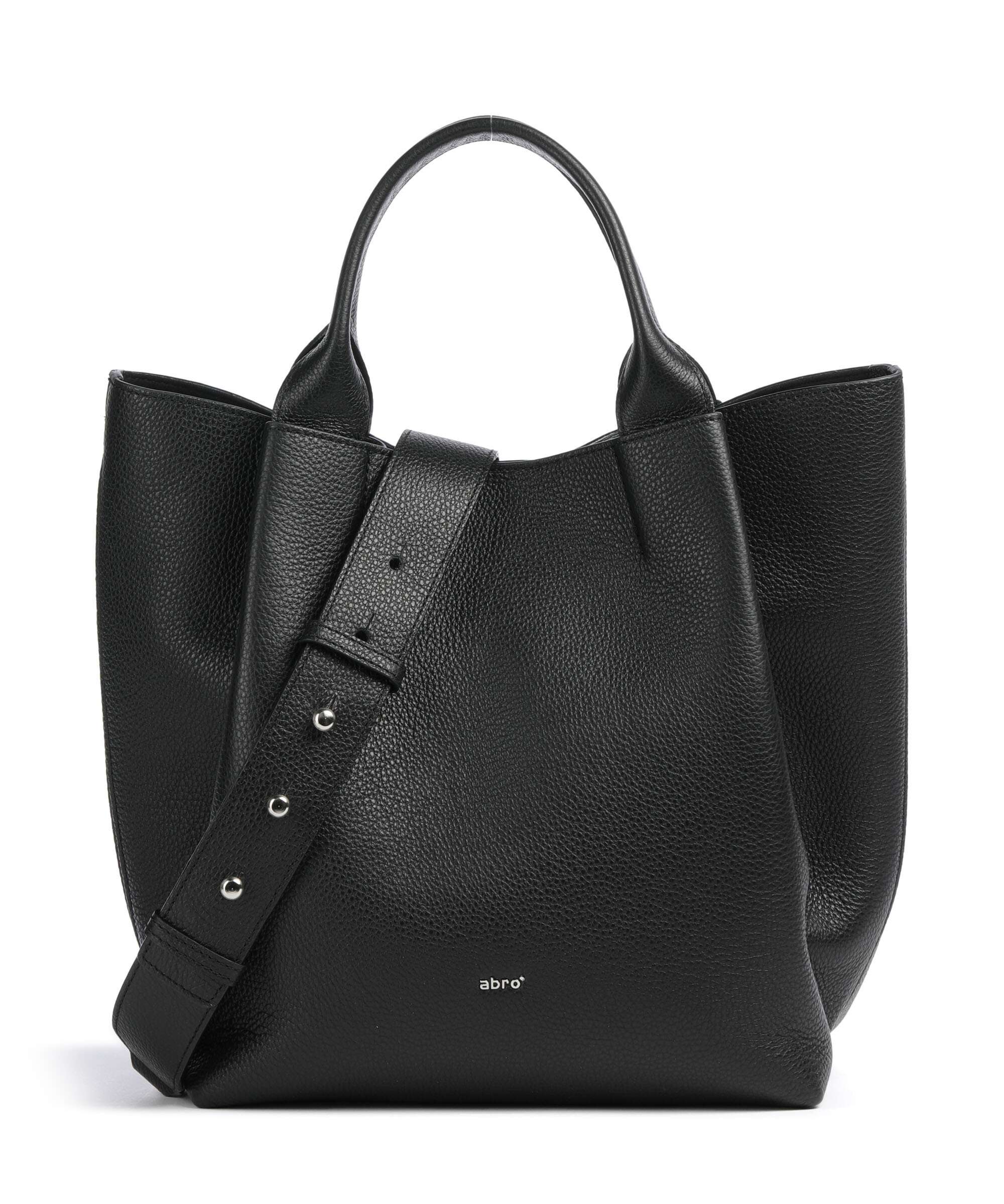 Abro Agave Essential Medium Handtas black/nickel