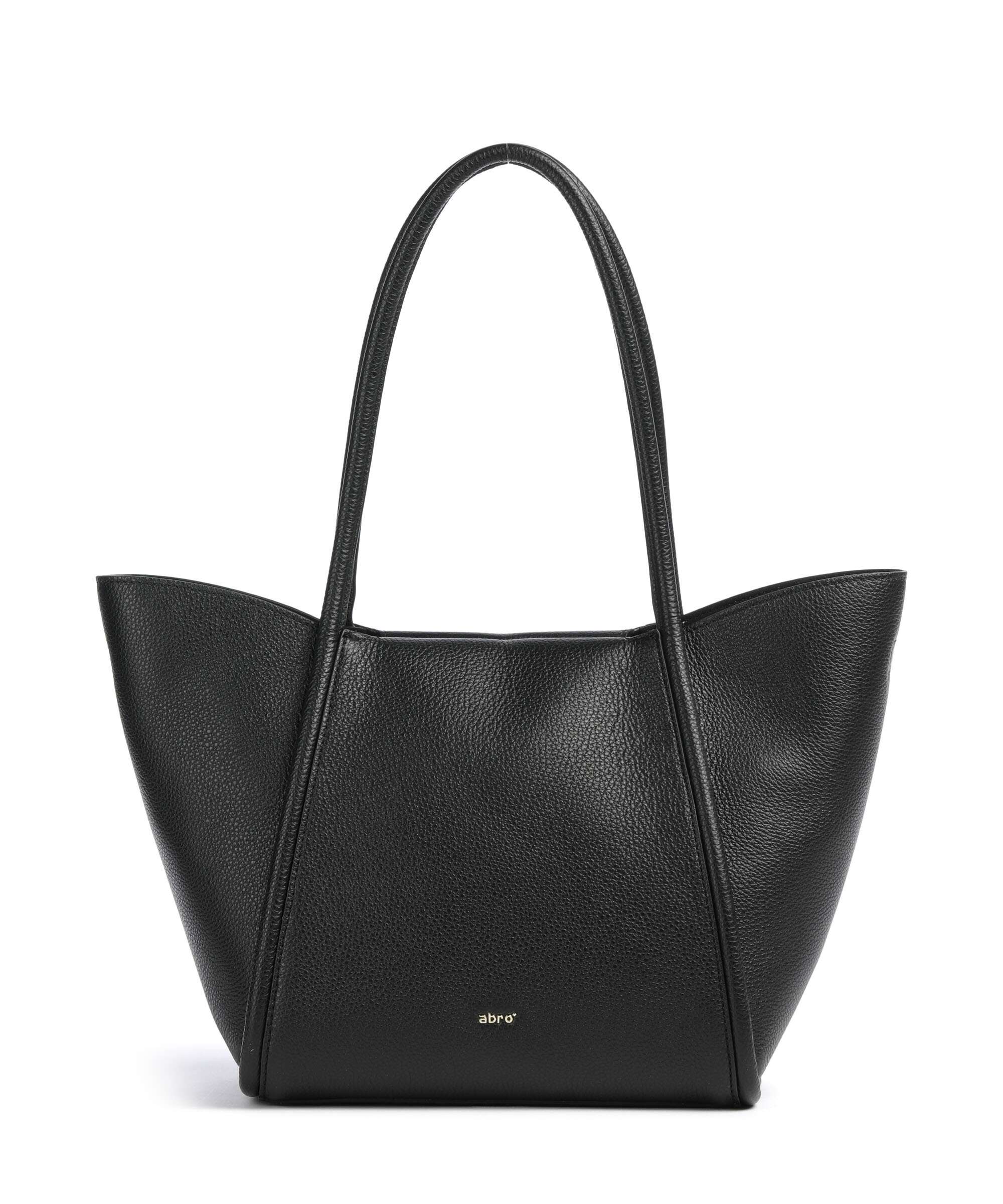 Abro Agave Willow Small Boodschappentas black/gold