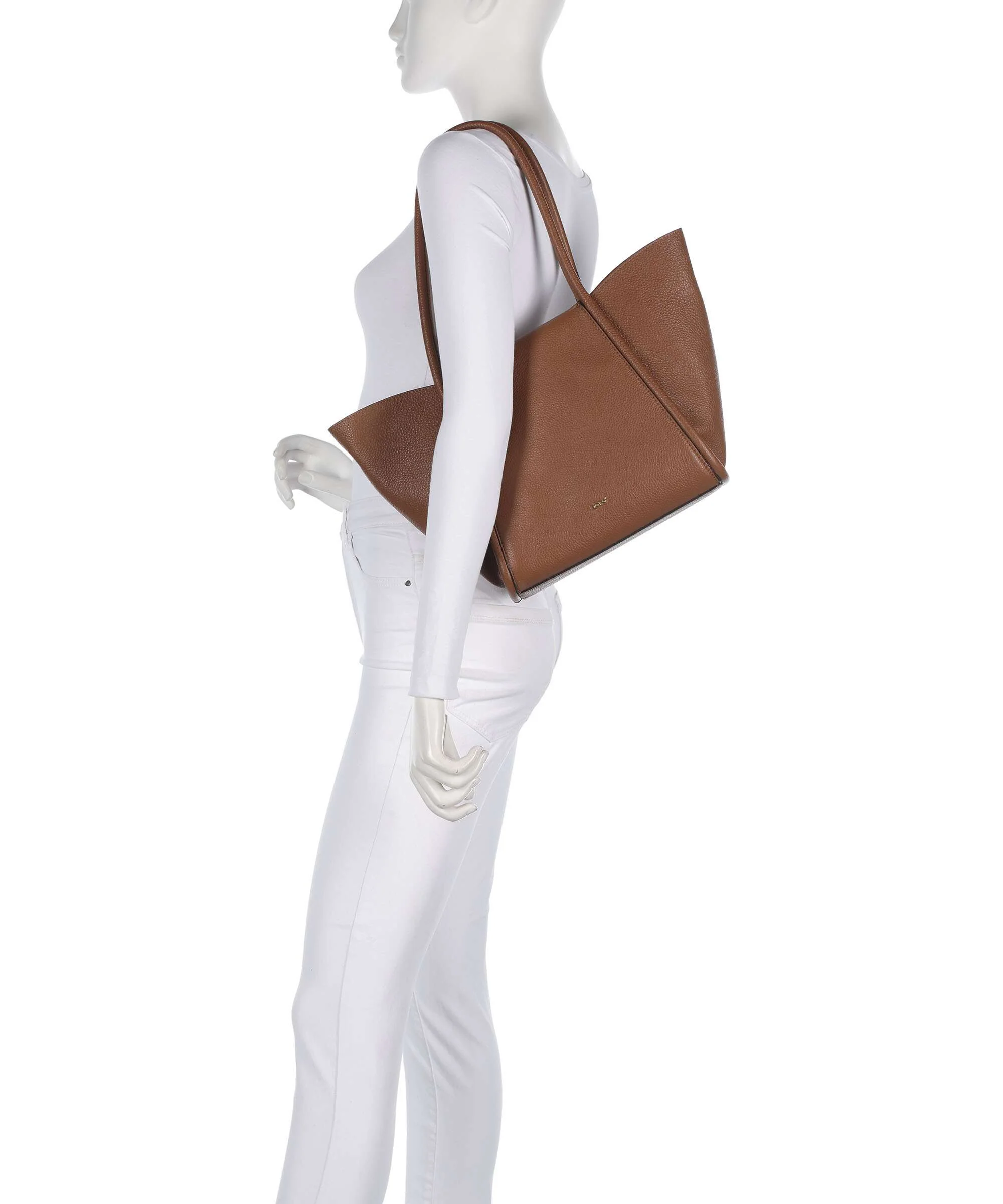 Abro Agave Willow Small Boodschappentas caramel/cognac - Image 3