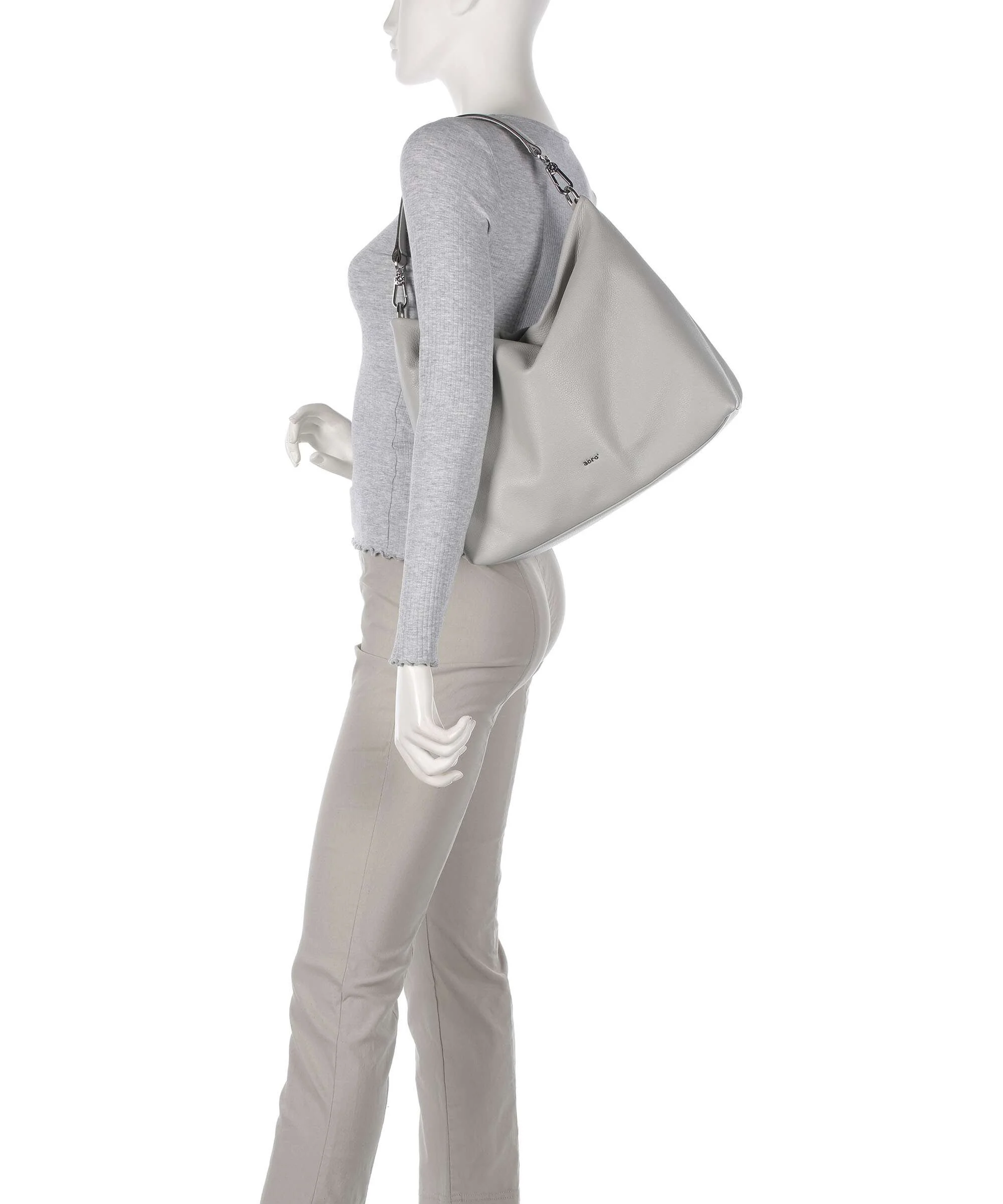 Abro Dalia Kaia Hobo tas light grey - Image 3