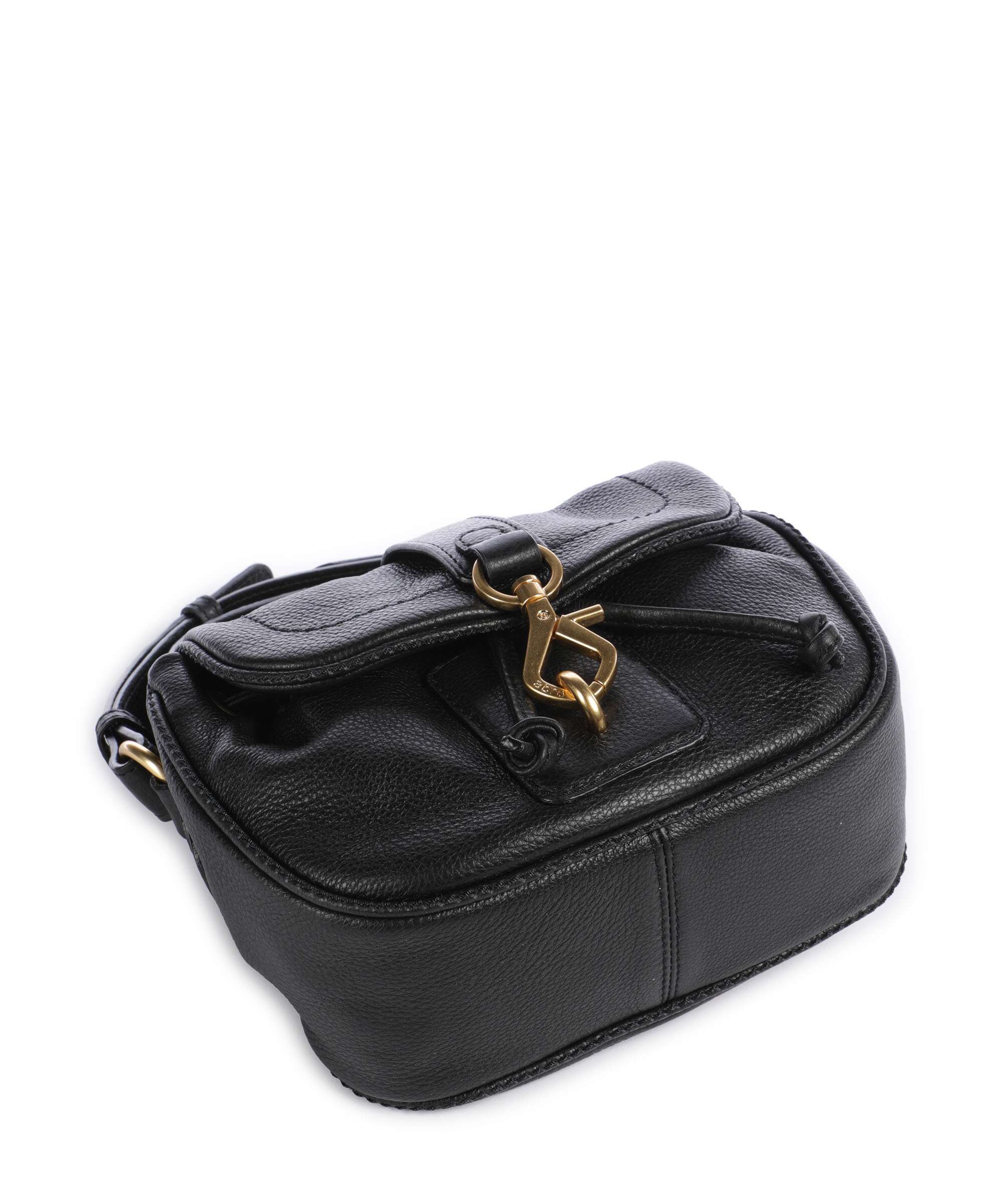 Abro Dalia Star Saddle Crossbody tas black/gold - Image 5