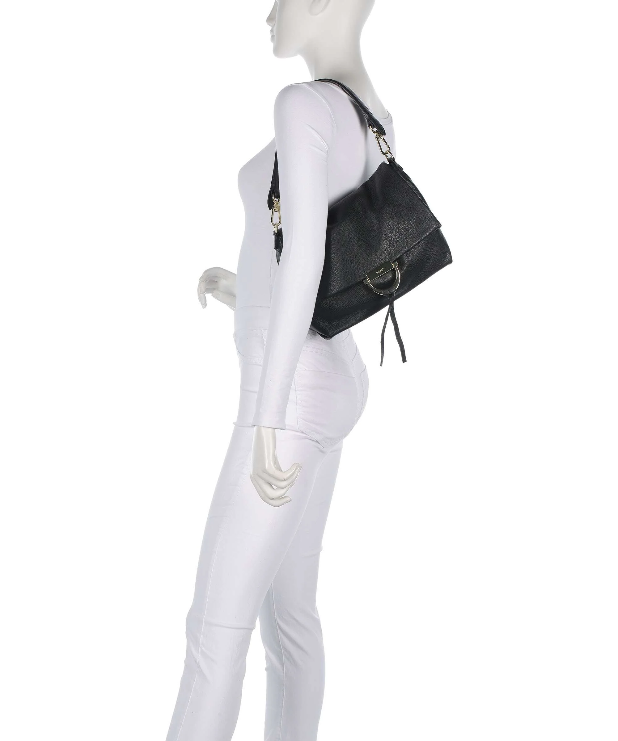 Abro Dalia Temi Medium Schoudertas black/gold - Image 3