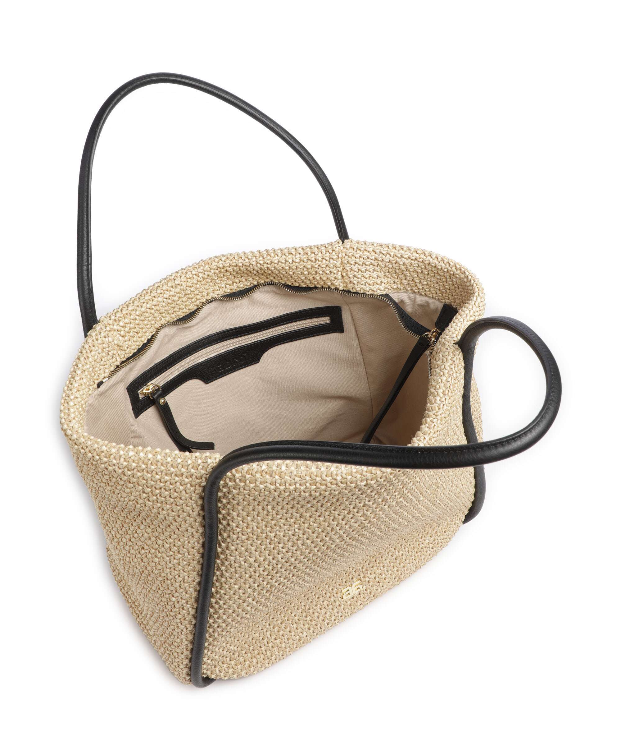 Abro Maglia Raffia Willow Boodschappentas natural/black - Image 5