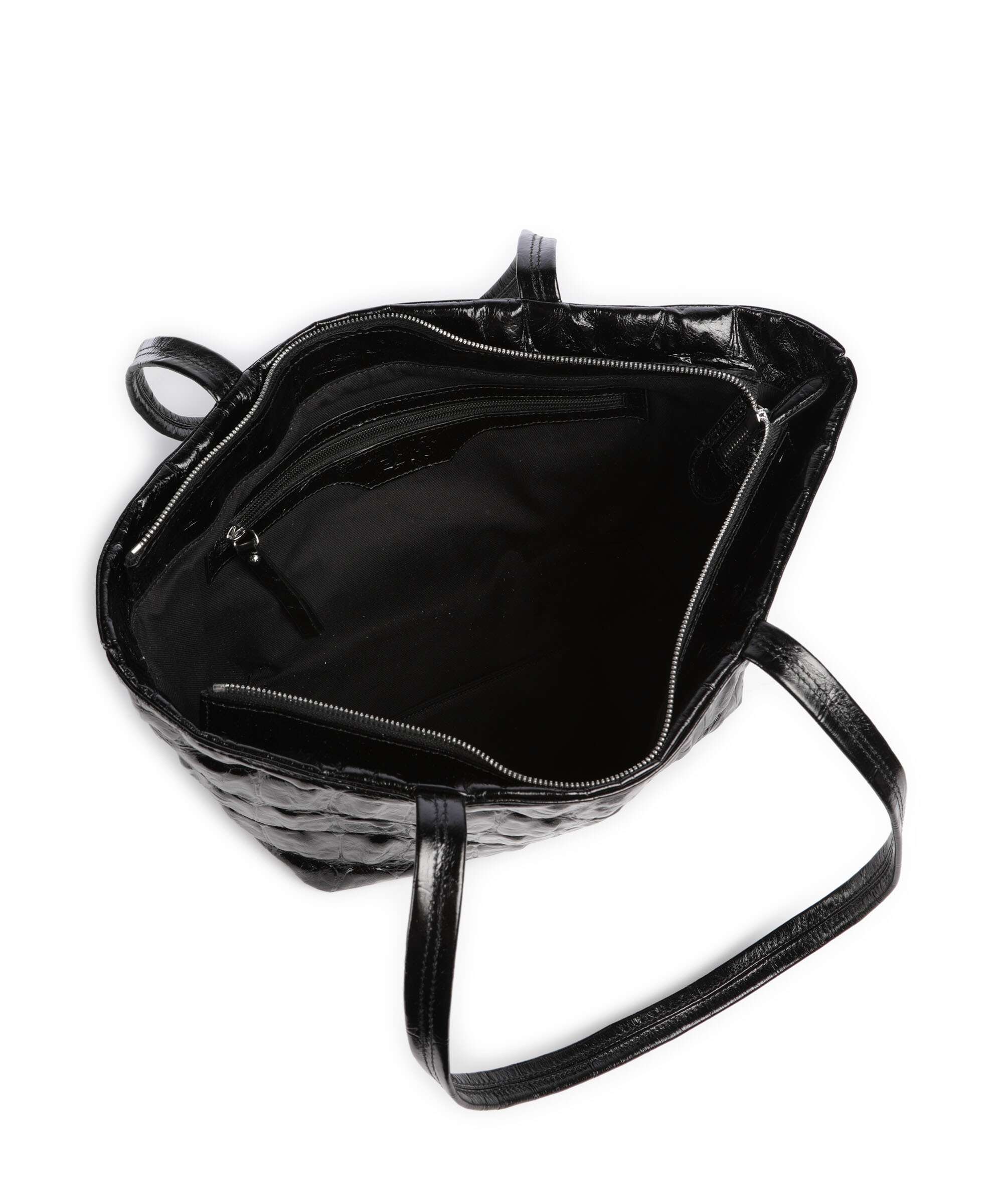 Abro Maxi Cocco Alba Schoudertas black/nickel - Image 5