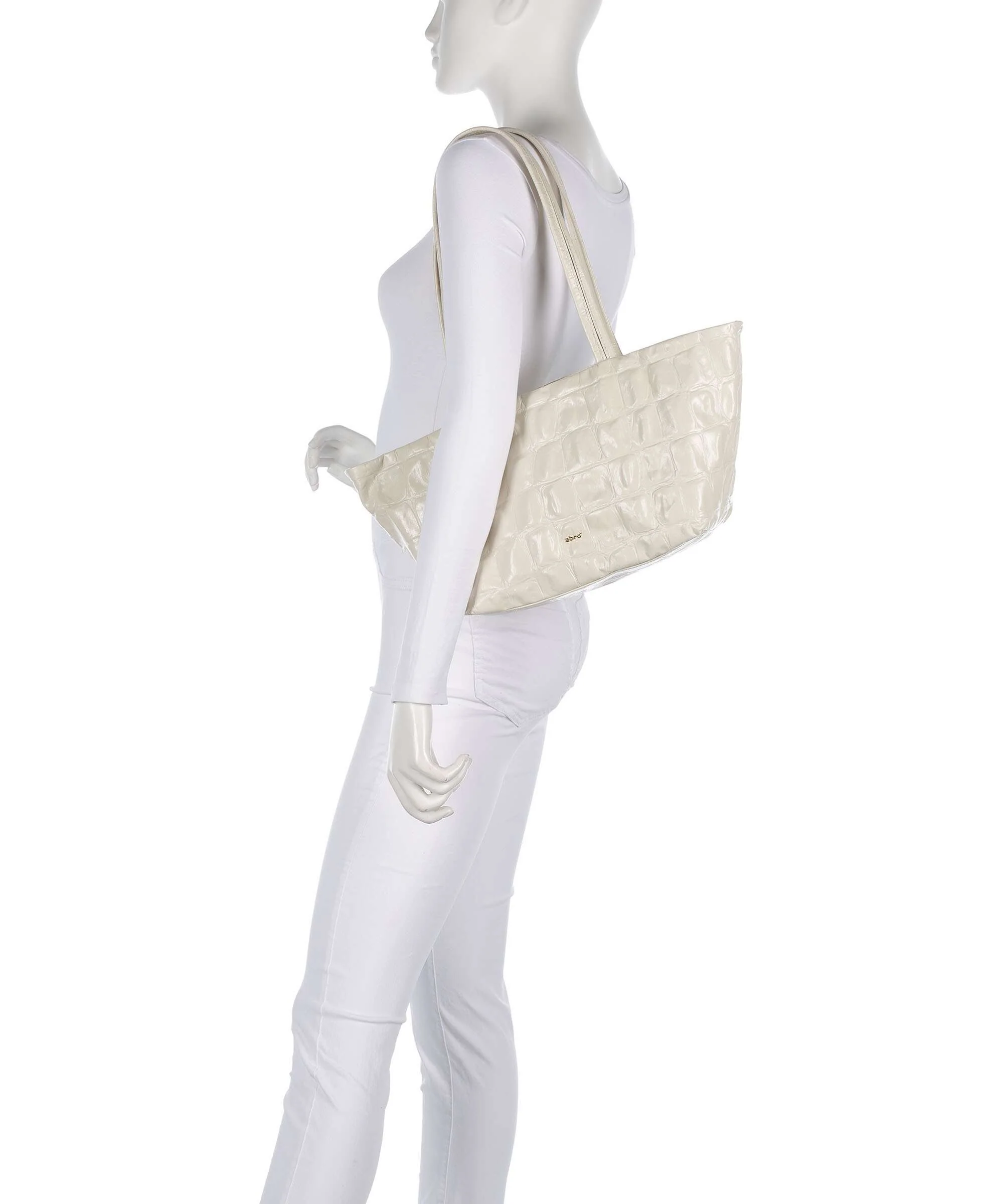 Abro Maxi Cocco Alba Schoudertas milk - Image 3