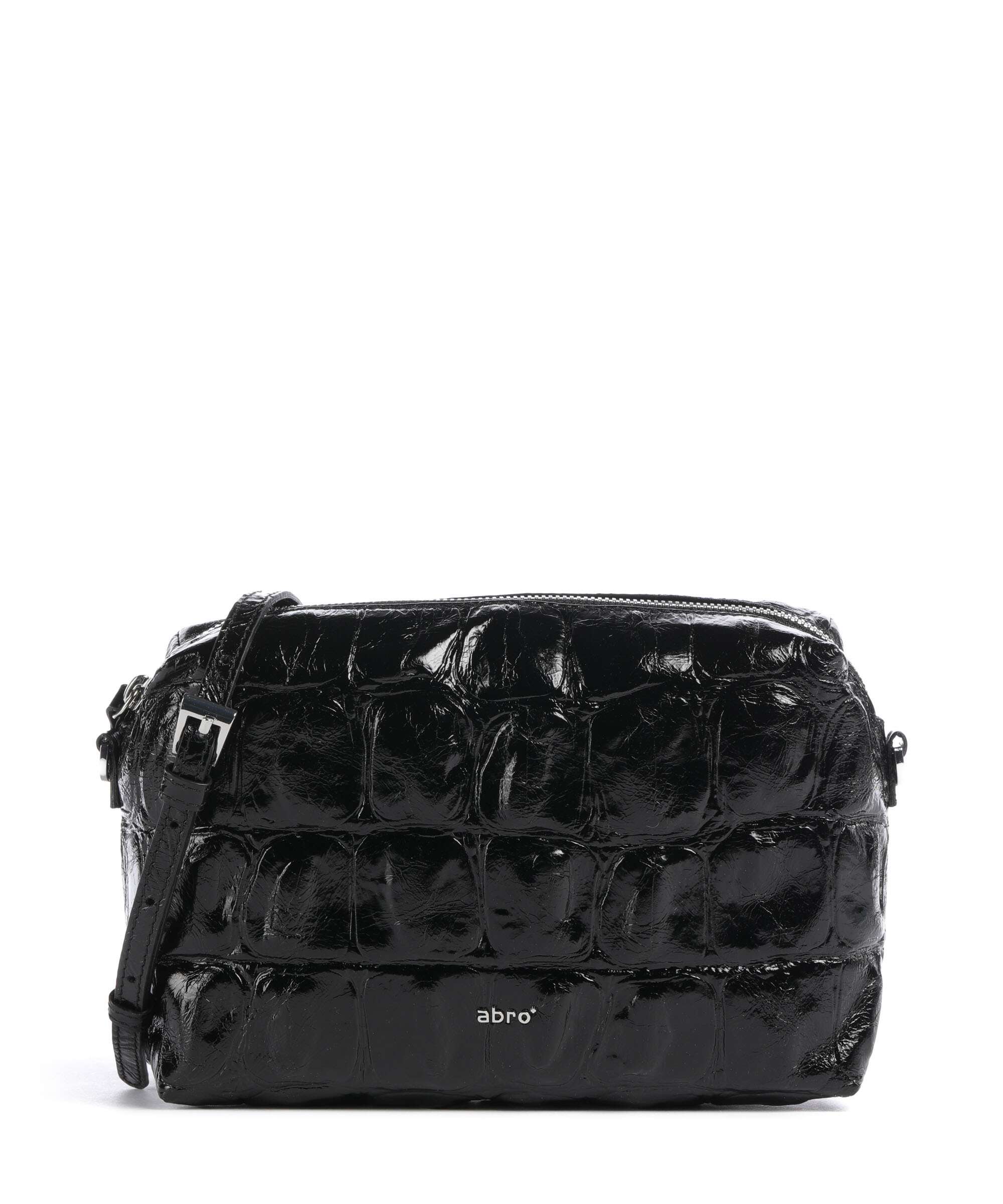 Abro Maxi Cocco Kaia Crossbody tas black/nickel