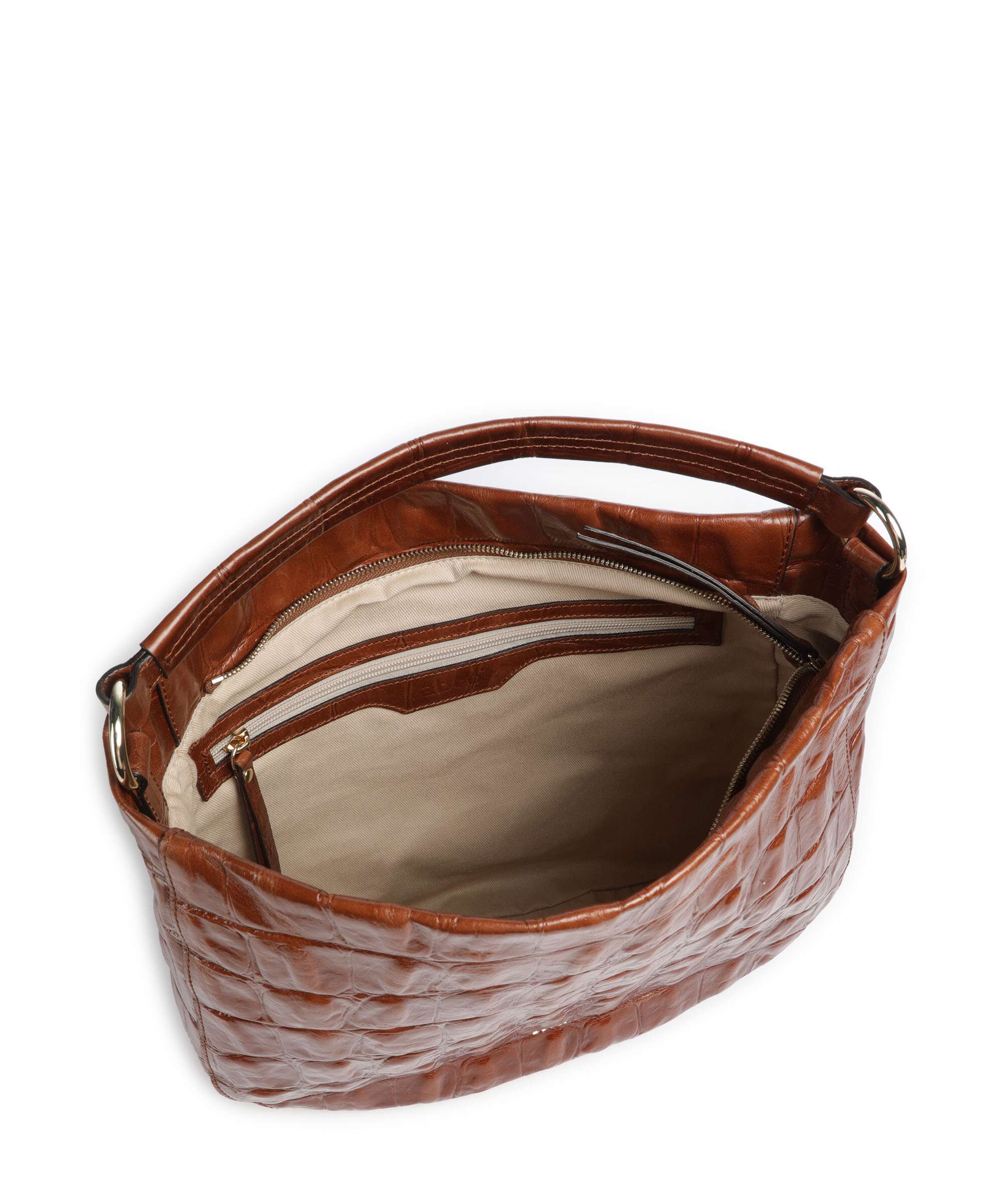 Abro Maxi Cocco Mia Hobo tas caramel/cognac - Image 6