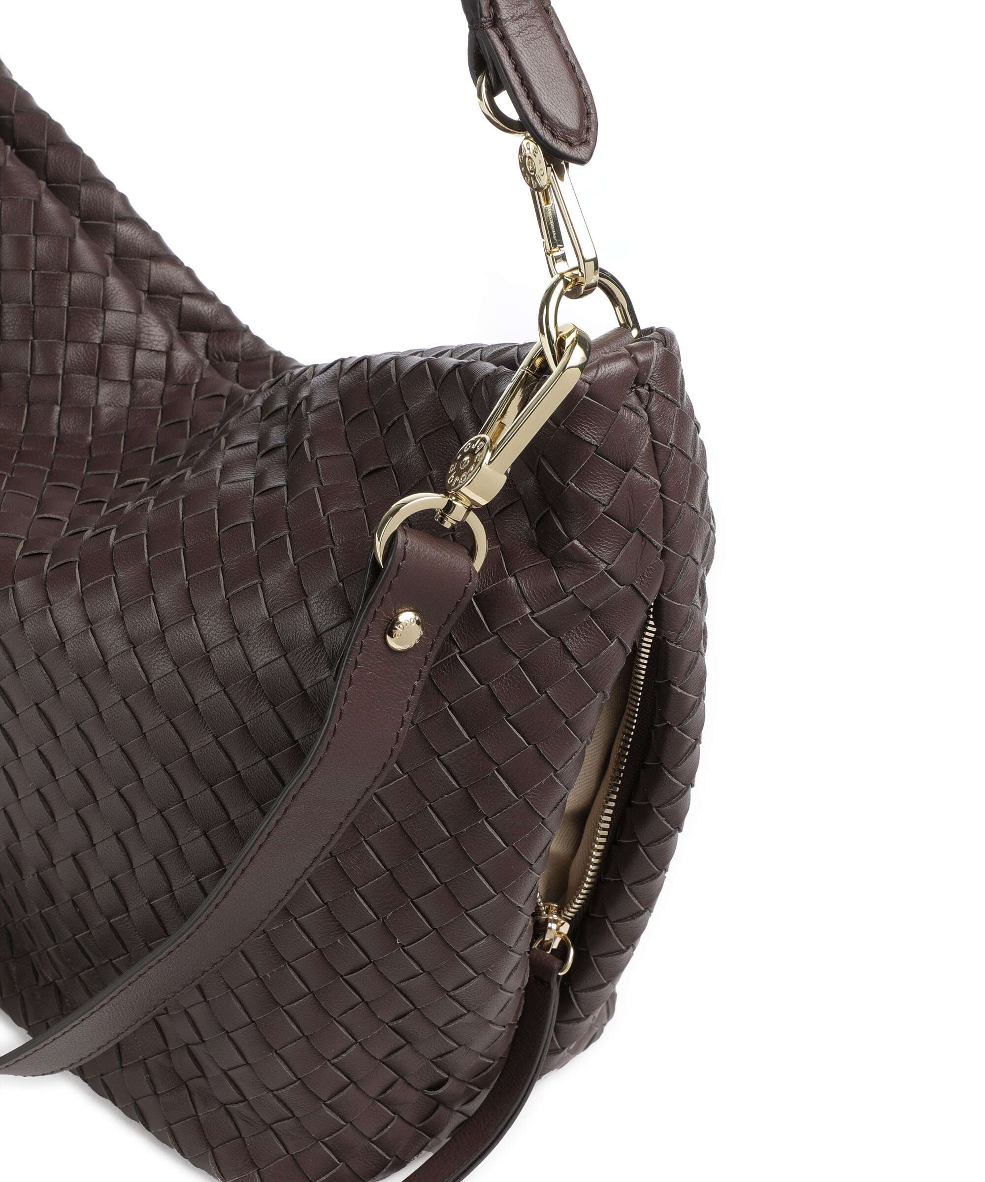 Abro Piuma Ebony Hobo tas wood - Image 4