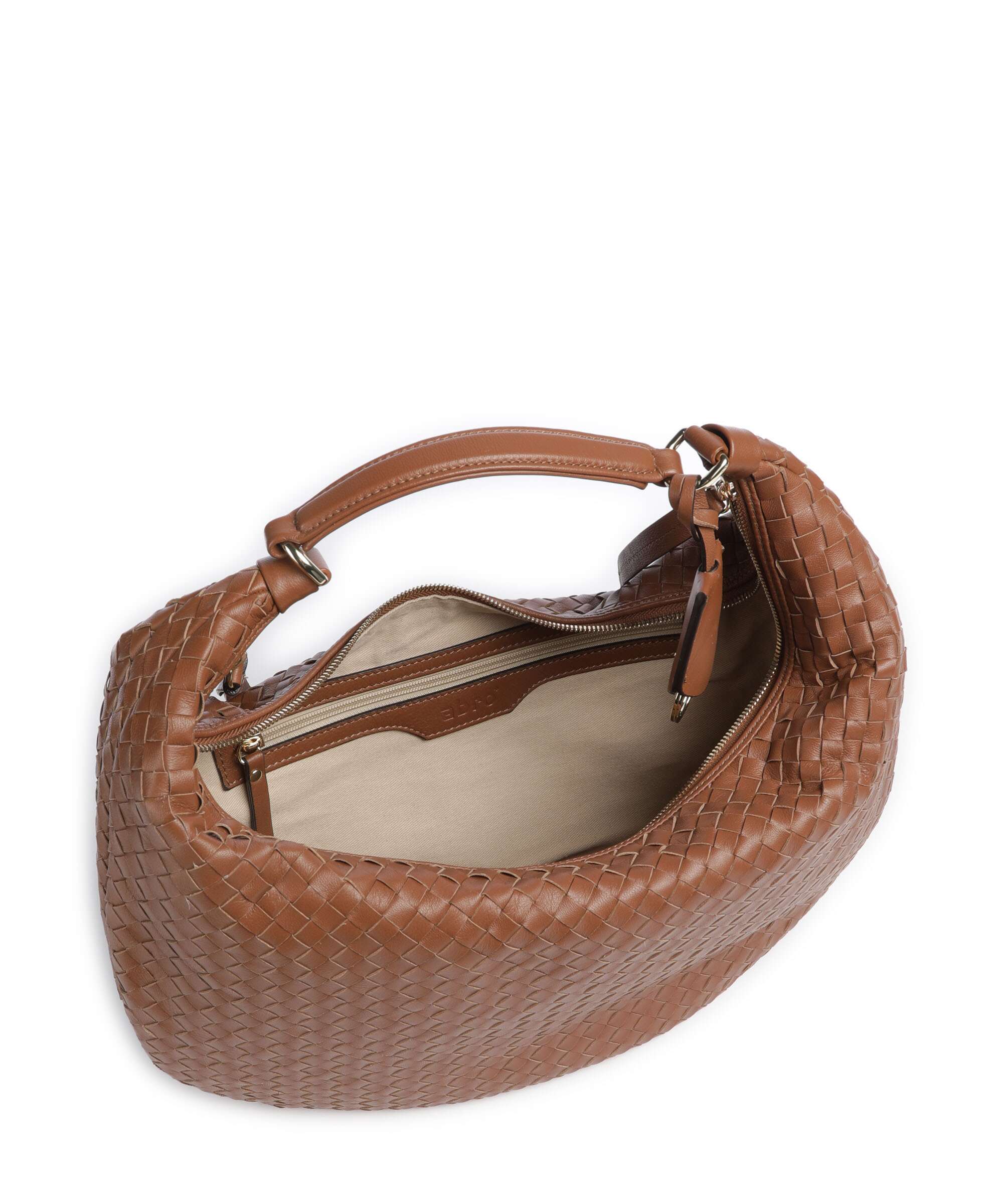 Abro Piuma Nana Hobo tas caramel/cognac - Image 6