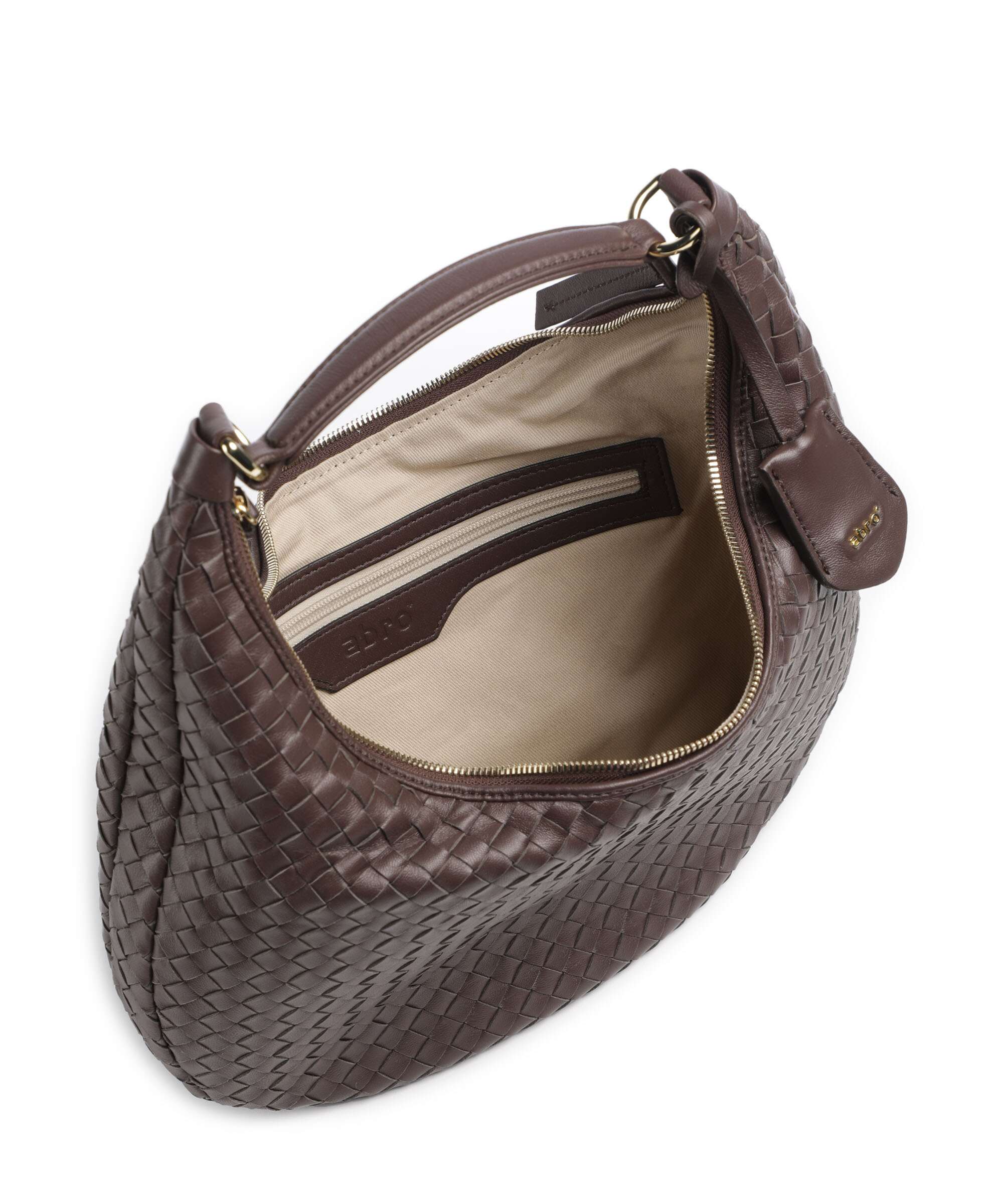 Abro Piuma Nana Small Hobo tas wood - Image 6