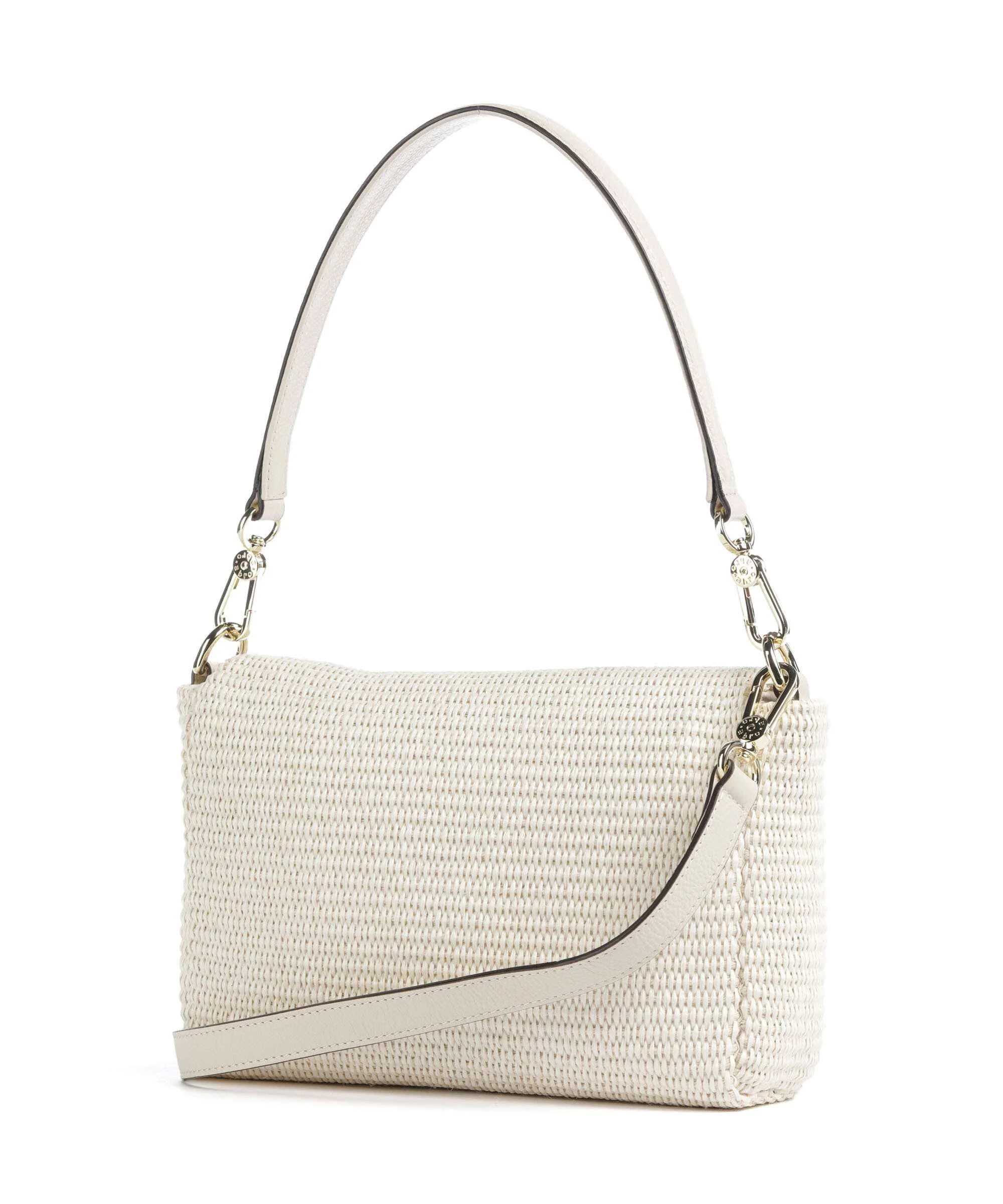 Abro Raffia Classica Temi Schoudertas beige - Image 2