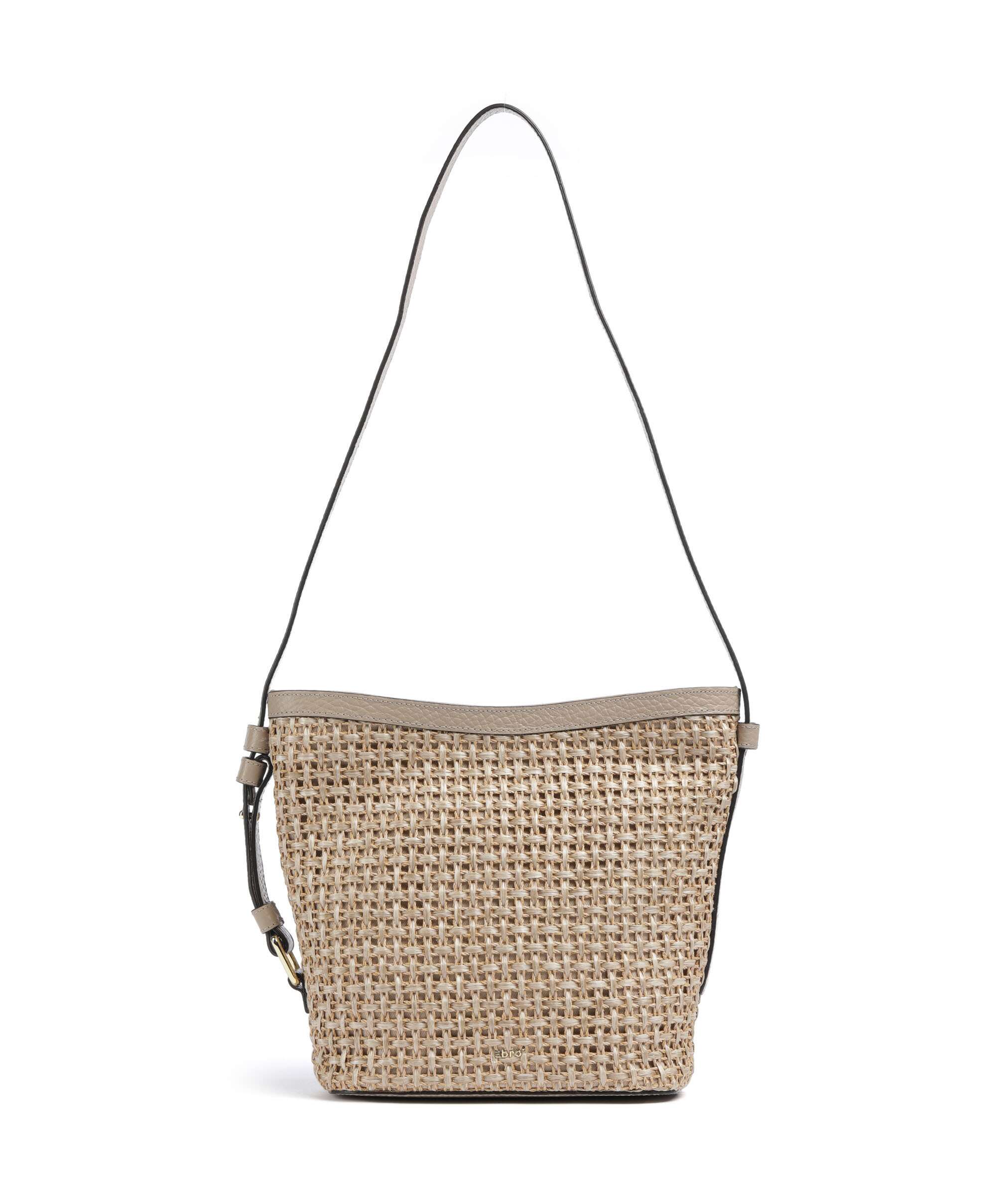 Abro Raffia Cordino Cosmo Crossbody tas siena