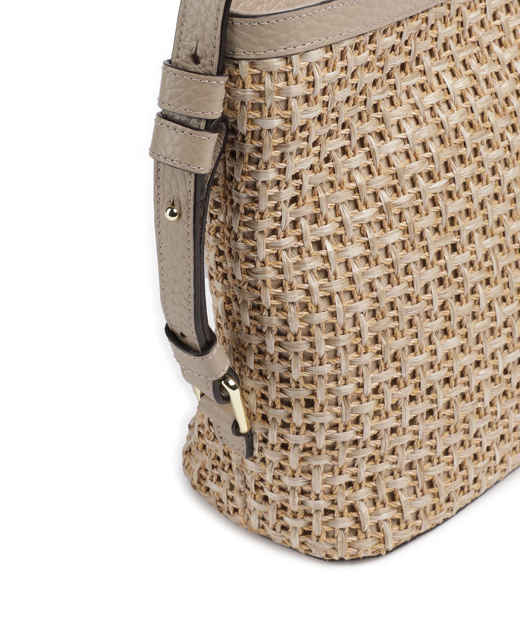 Abro Raffia Cordino Cosmo Crossbody tas siena - Image 4