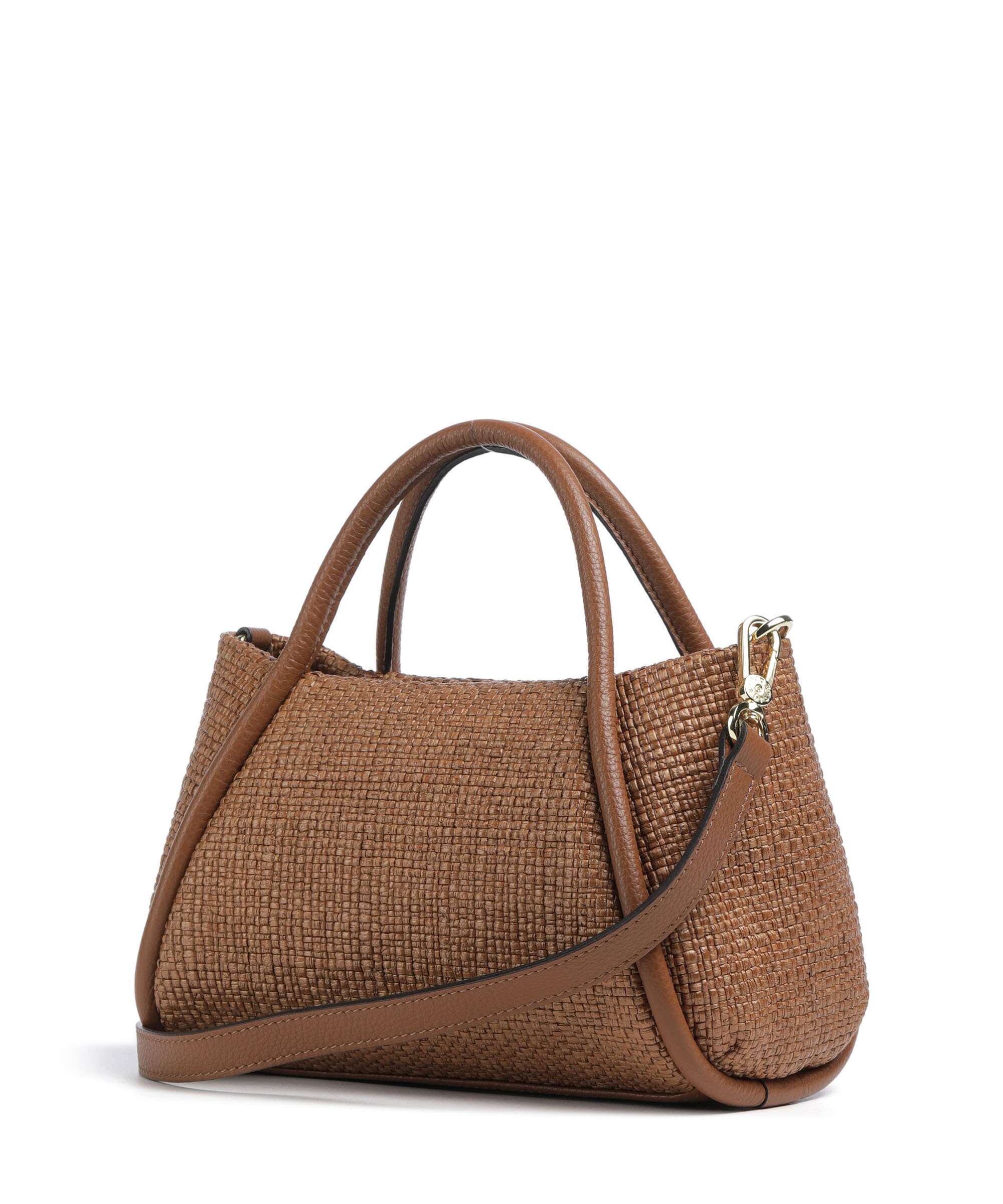 Abro Raffia Intreccio Willow Handtas caramel/cognac - Image 2
