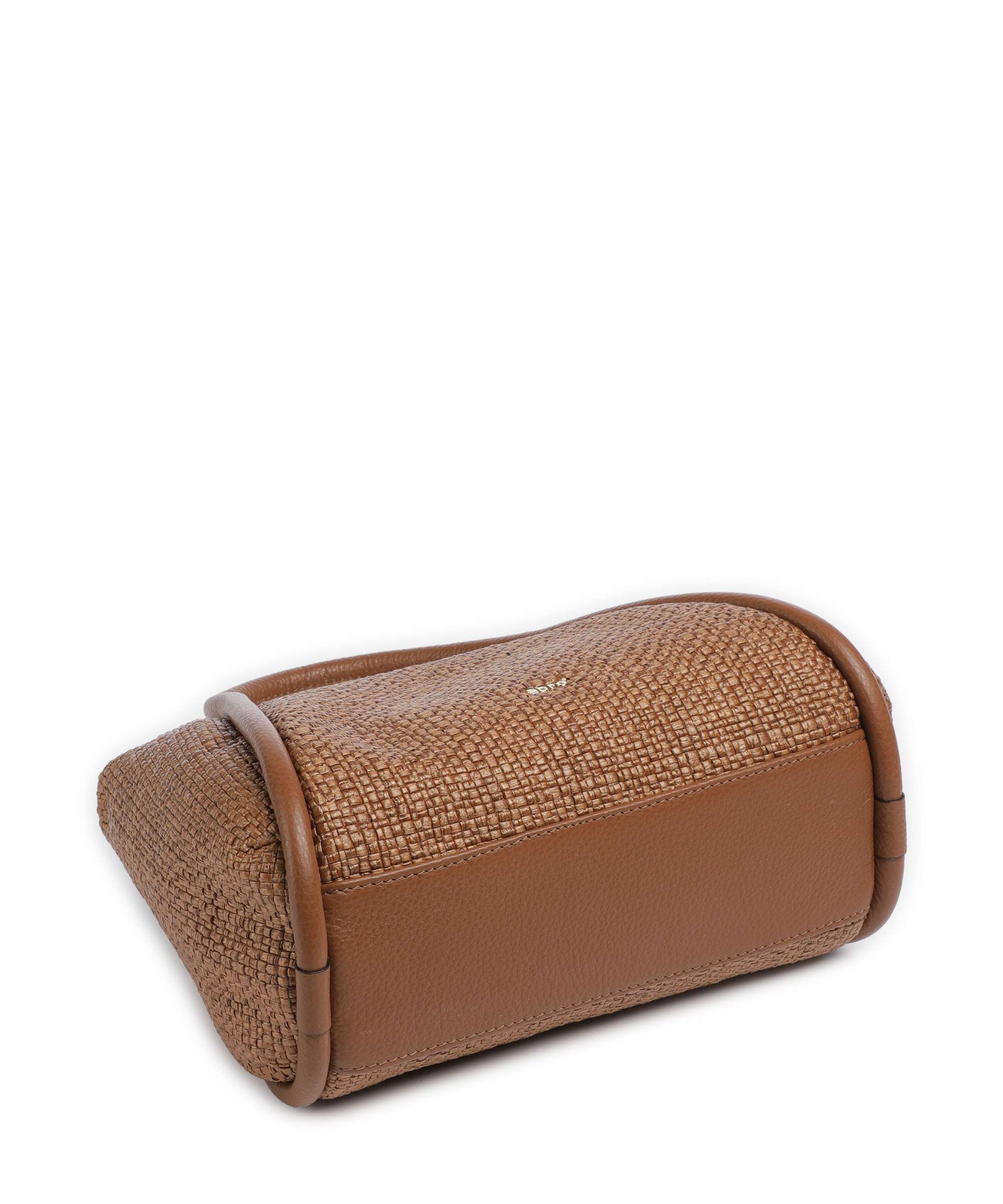 Abro Raffia Intreccio Willow Handtas caramel/cognac - Image 4