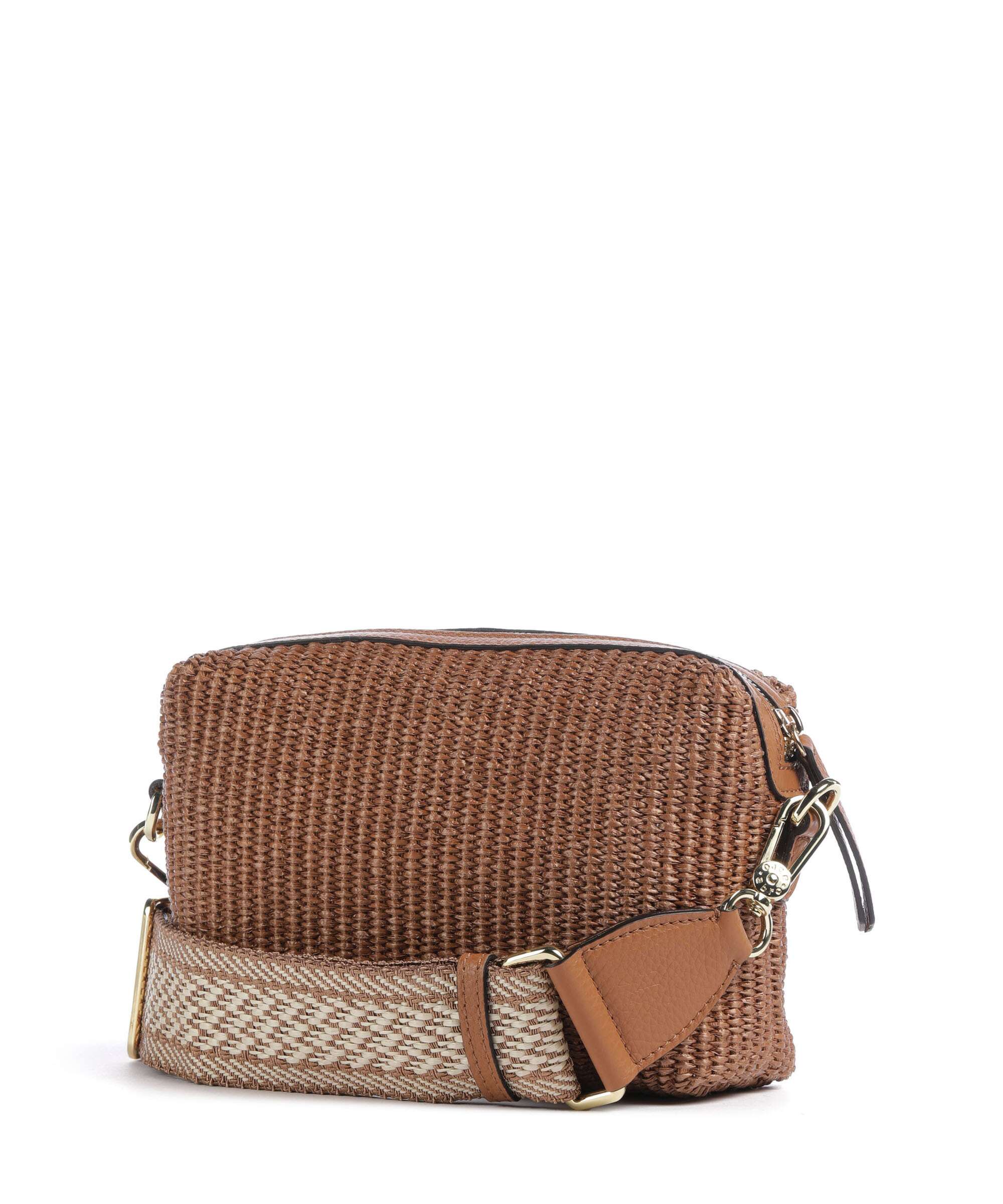 Abro Raffia Kaia Crossbody tas caramel/cognac - Image 2