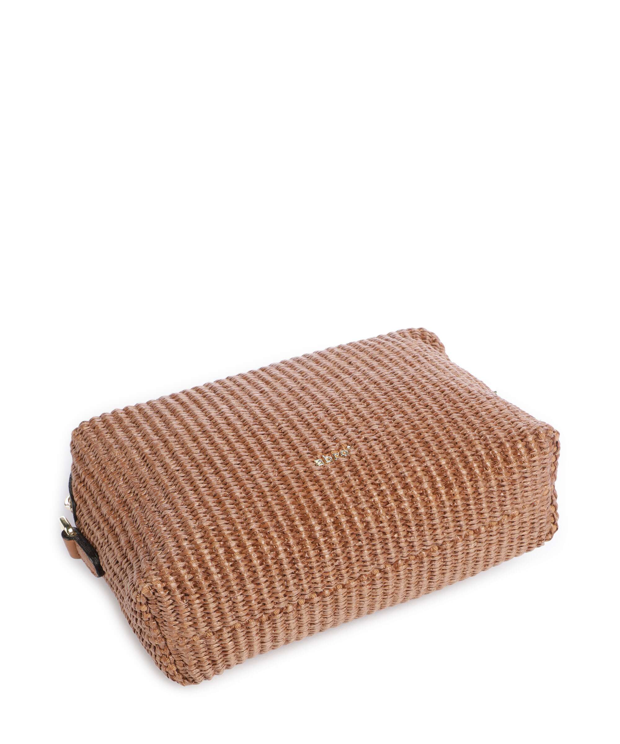 Abro Raffia Kaia Crossbody tas caramel/cognac - Image 5