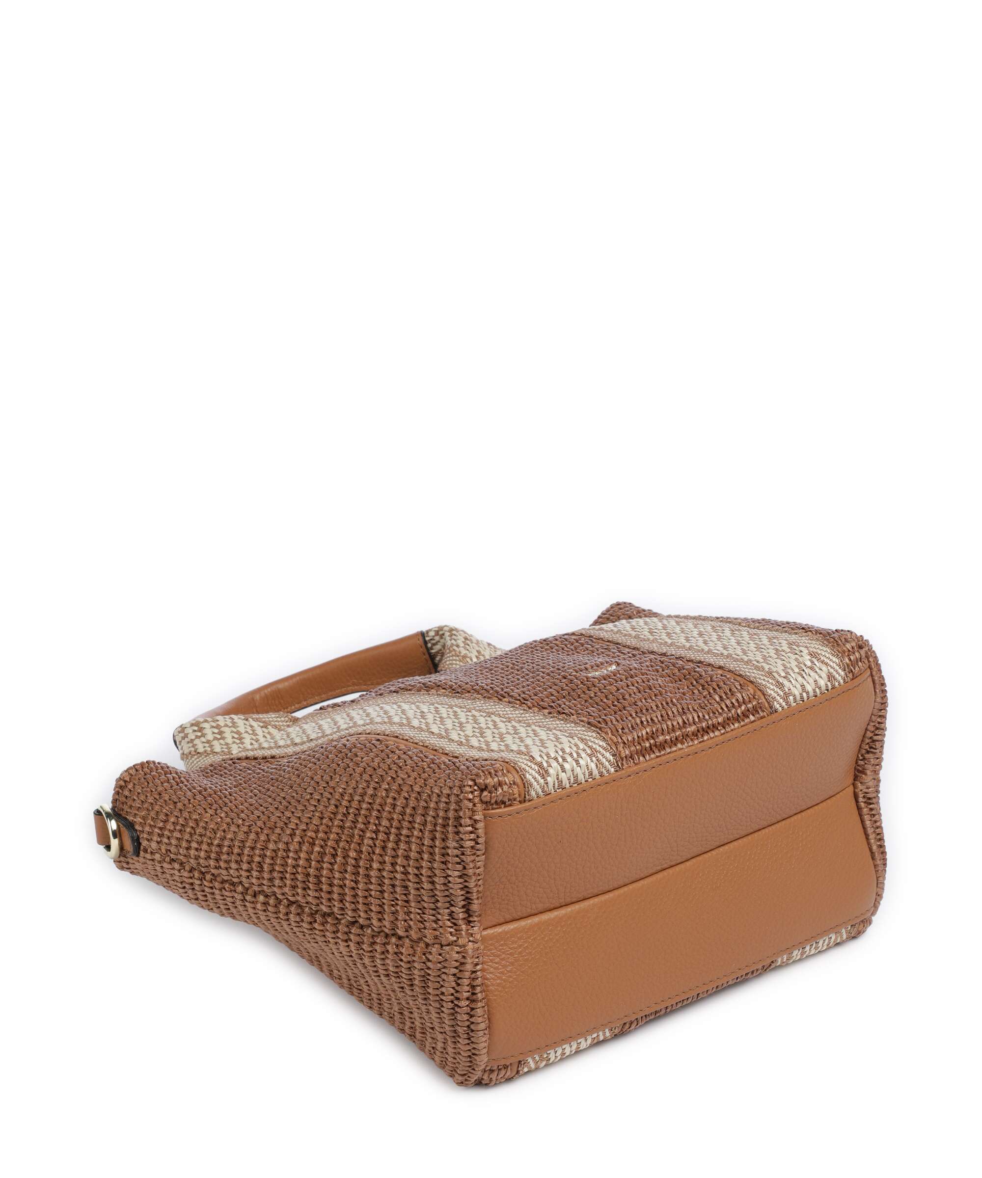Abro Raffia Kaia Handtas caramel/cognac - Image 4