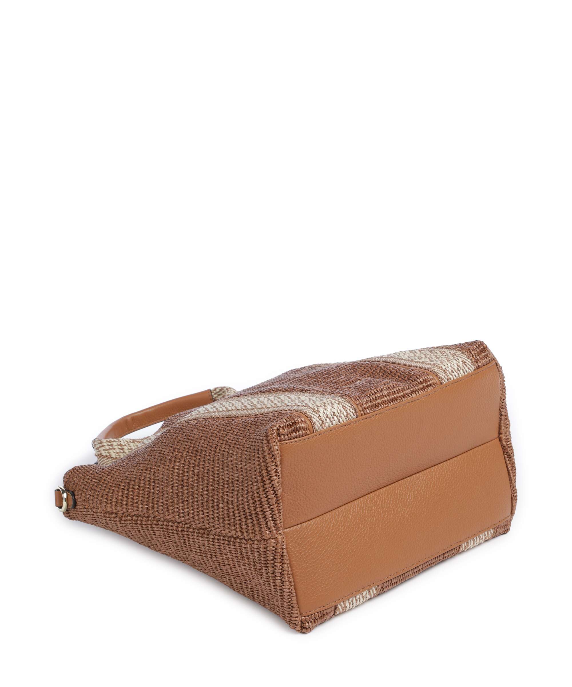 Abro Raffia Kaia Handtas caramel/cognac - Image 4