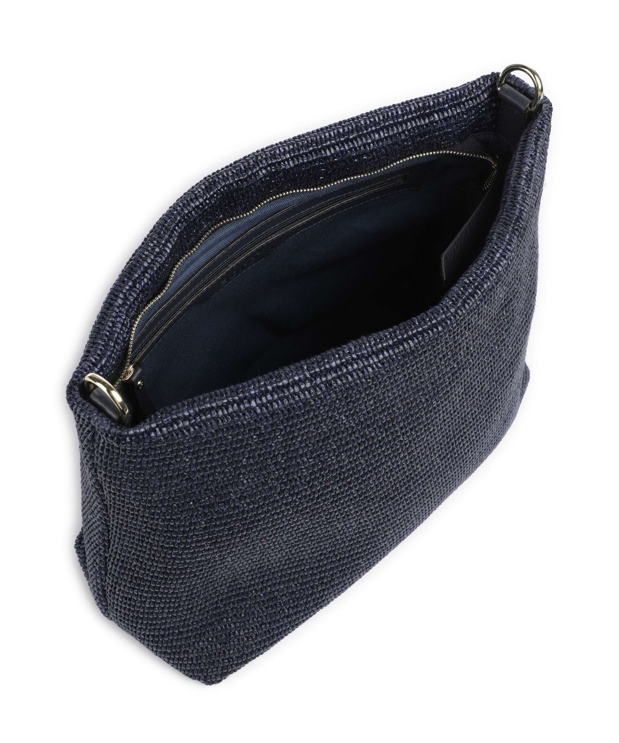 Abro Raffia Kaia Hobo tas navy - Image 6