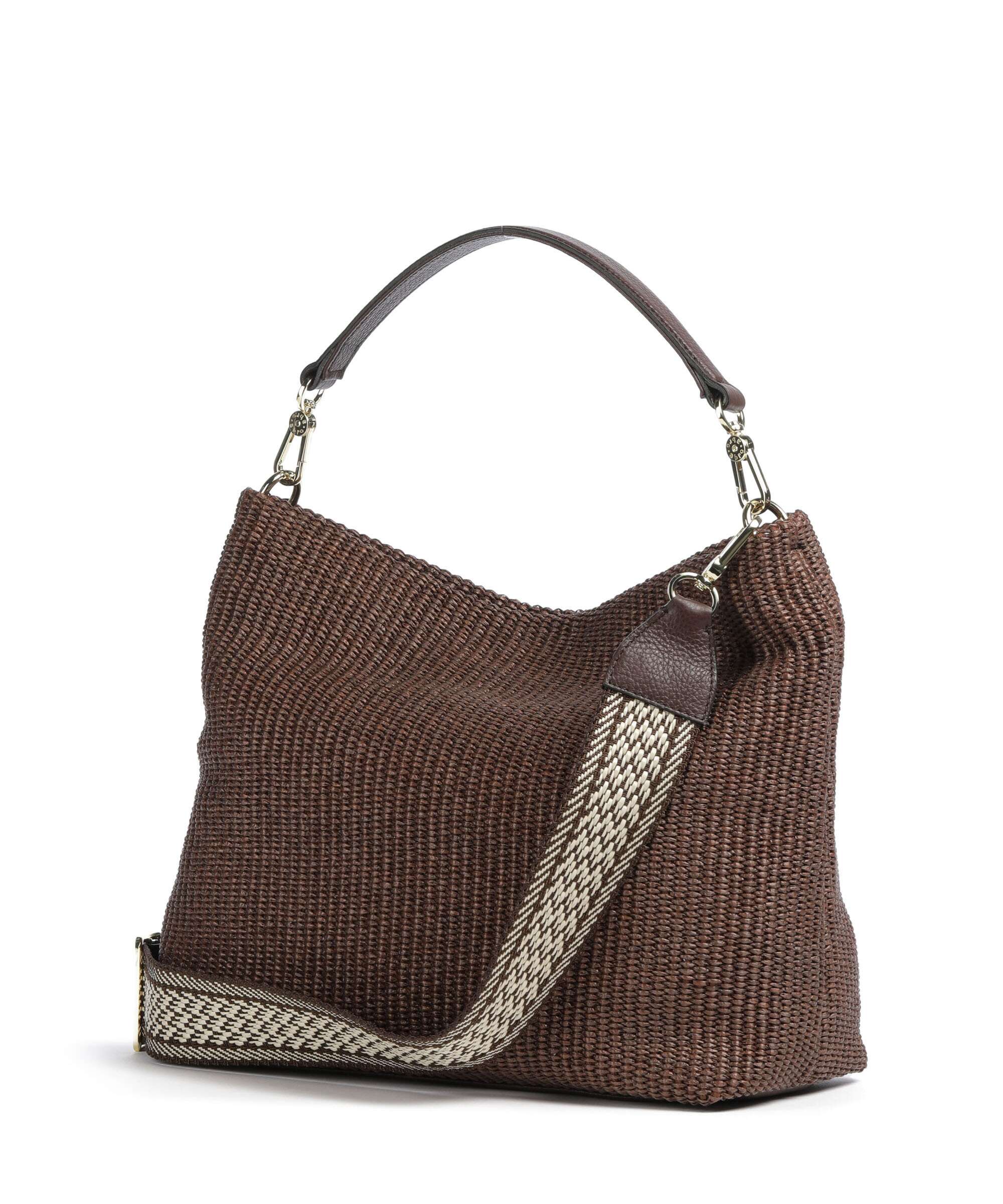 Abro Raffia Kaia Hobo tas wood - Image 2