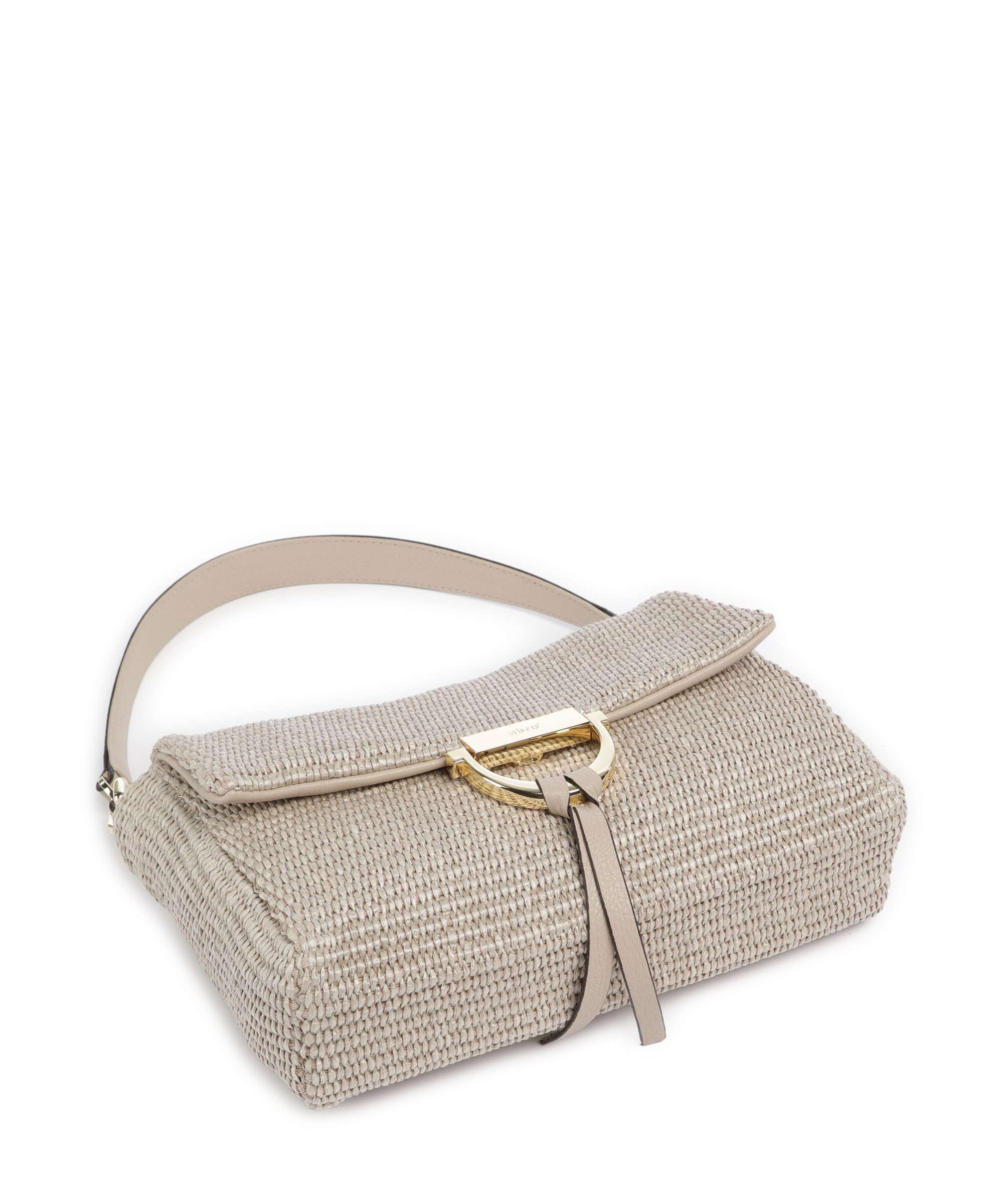 Abro Raffia Temi Schoudertas sahara - Image 6