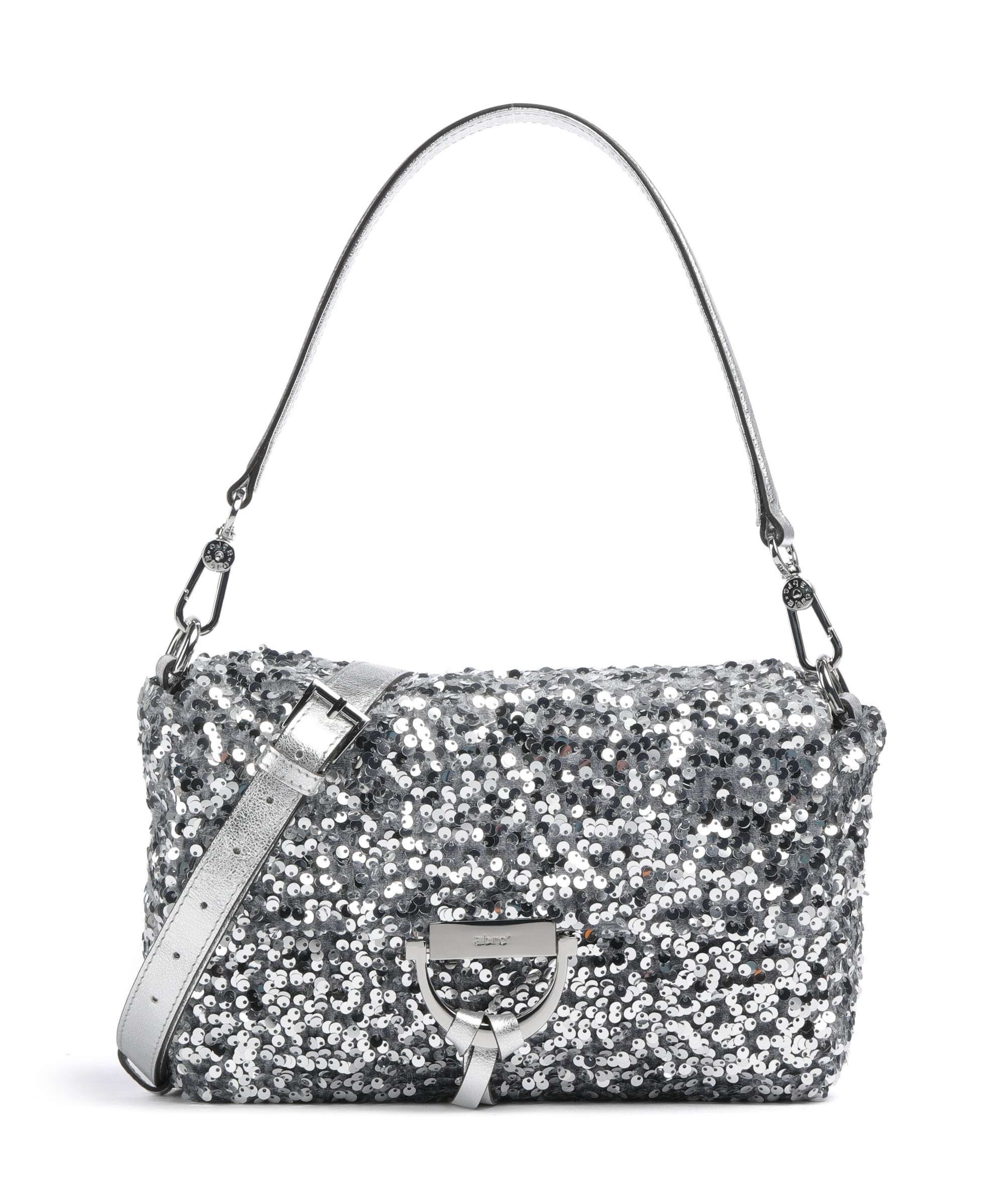 Abro Sequins Temi Schoudertas silver