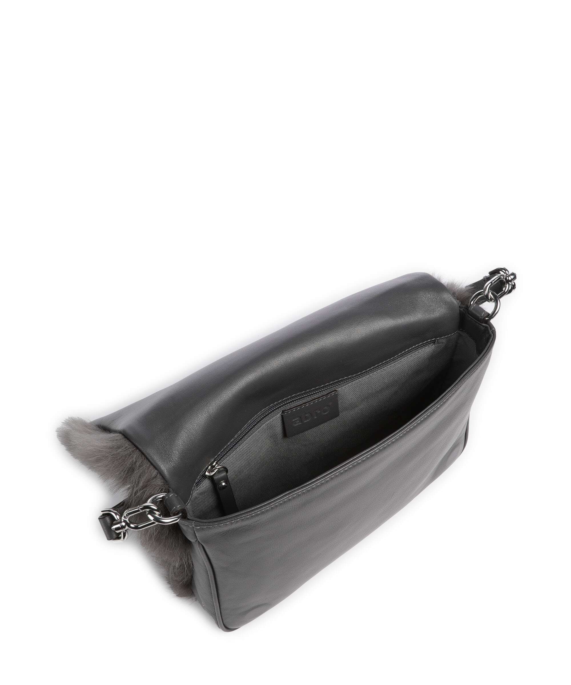 Abro Shearling Astor Schoudertas grey - Image 7