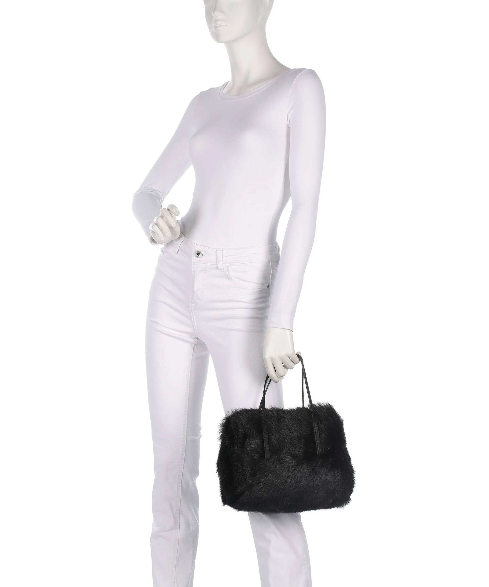 Abro Shearling Noelle Handtas black/nickel - Image 3