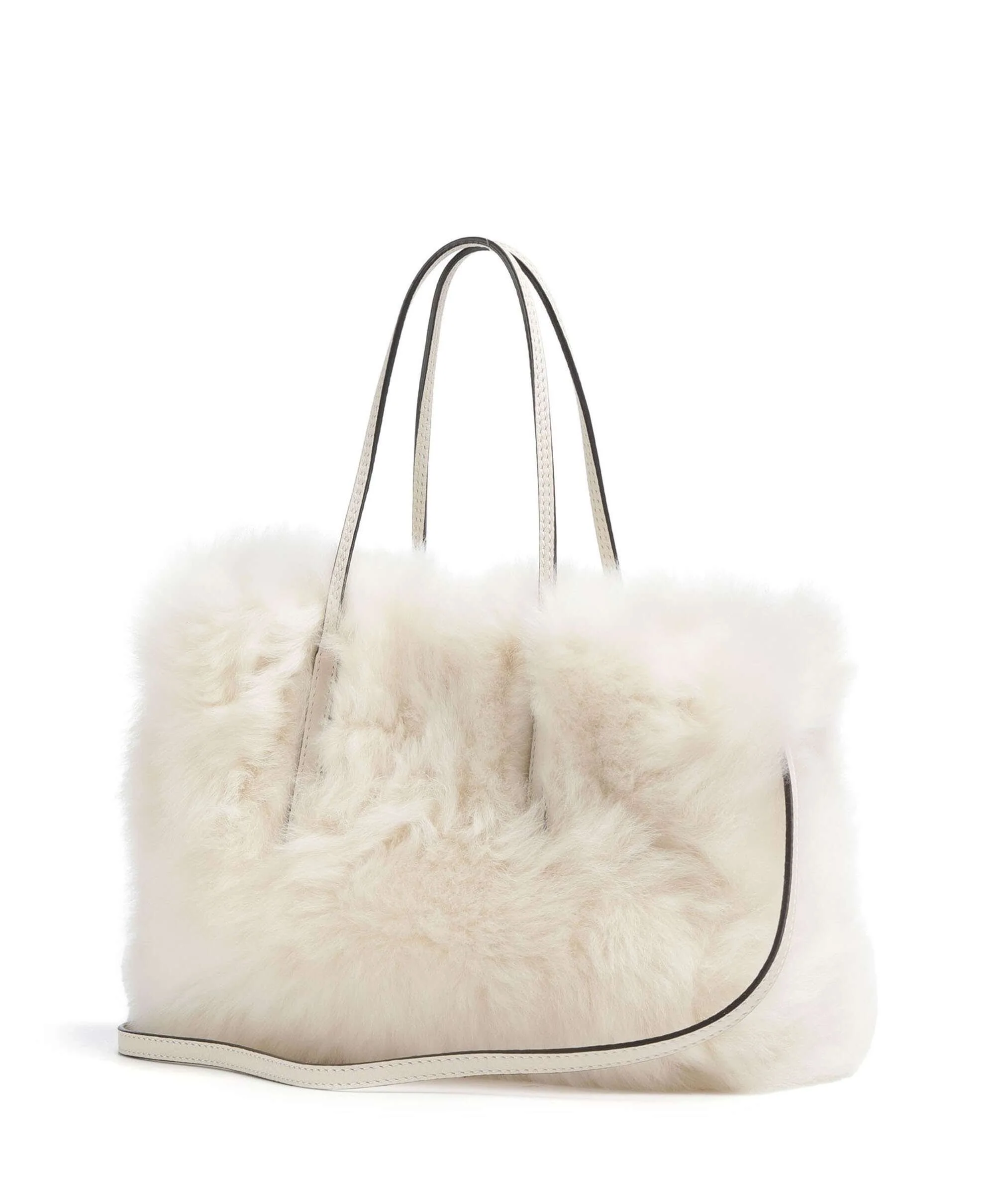 Abro Shearling Noelle Handtas beige - Image 2
