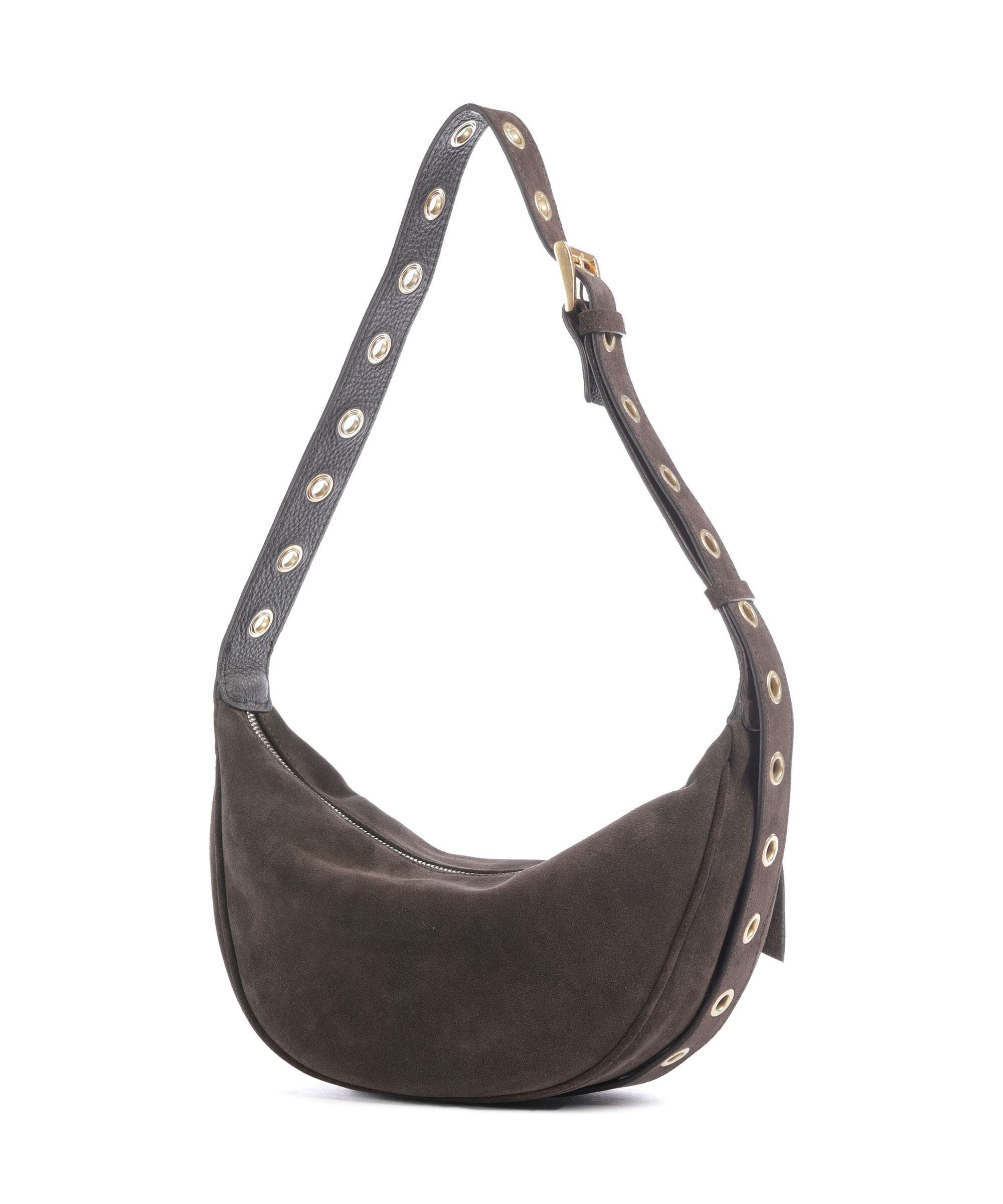 Abro Suede By My Side Small Schoudertas dark brown - Image 2