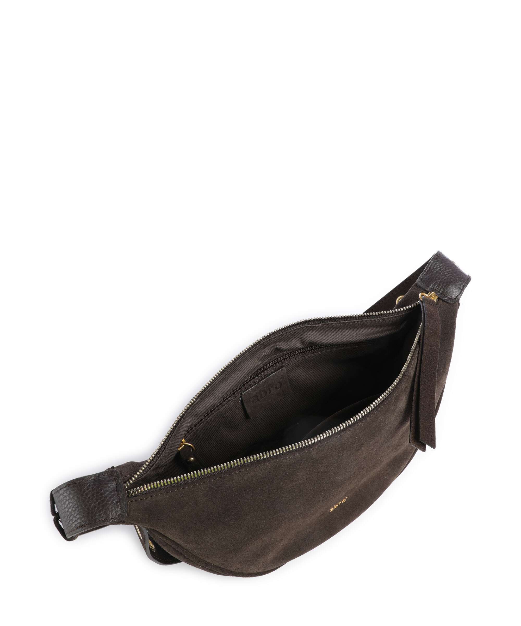 Abro Suede By My Side Small Schoudertas dark brown - Image 6