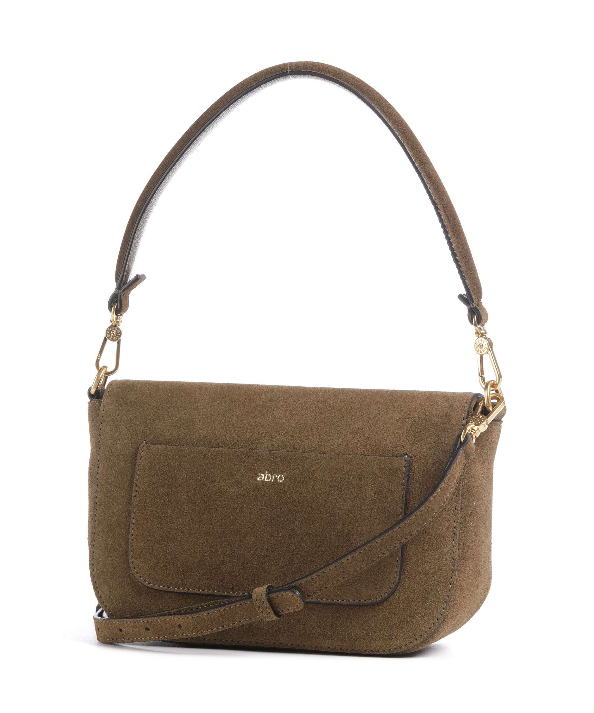 Abro Suede Camilla Schoudertas military - Image 2