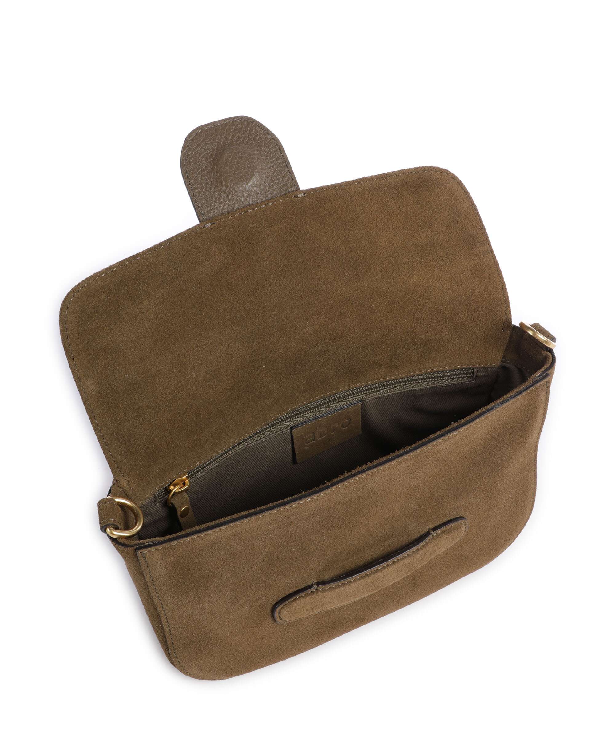 Abro Suede Camilla Schoudertas military - Image 7