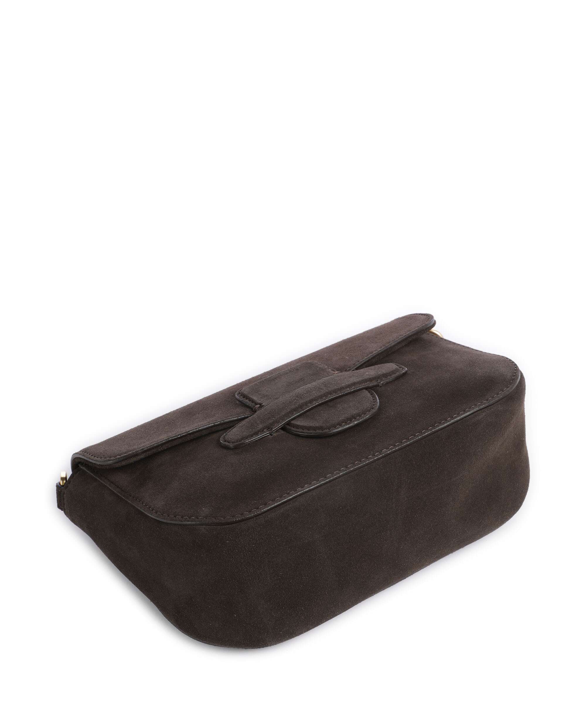 Abro Suede Camilla Schoudertas dark brown - Image 6