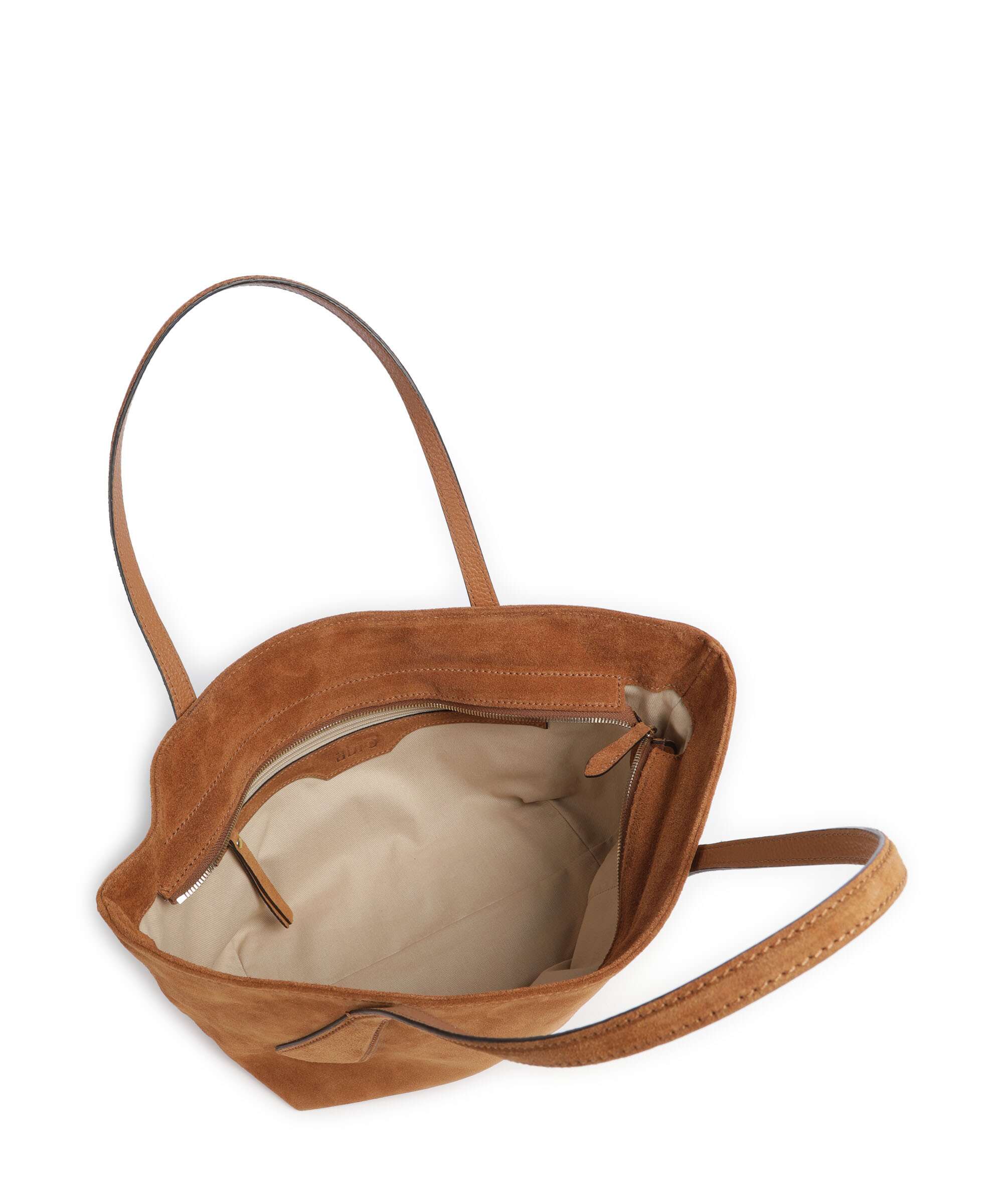 Abro Suede Carina Boodschappentas cuoio - Image 5