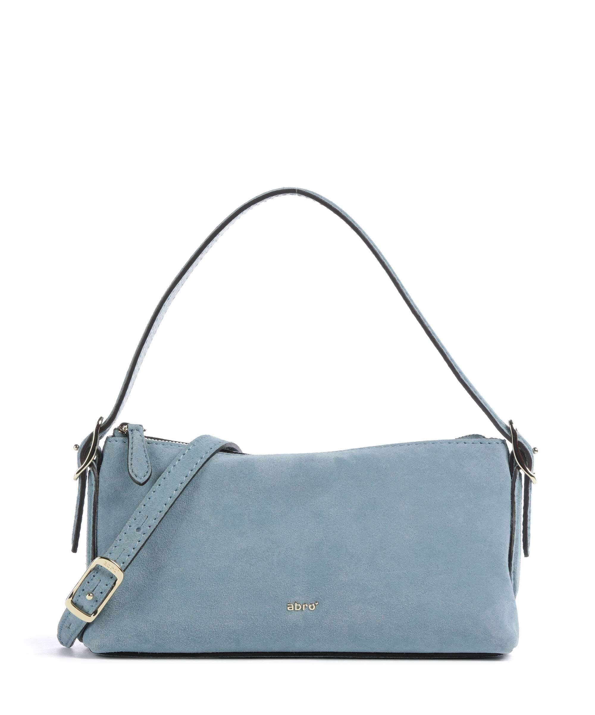 Abro Suede Carina Schoudertas sapphire