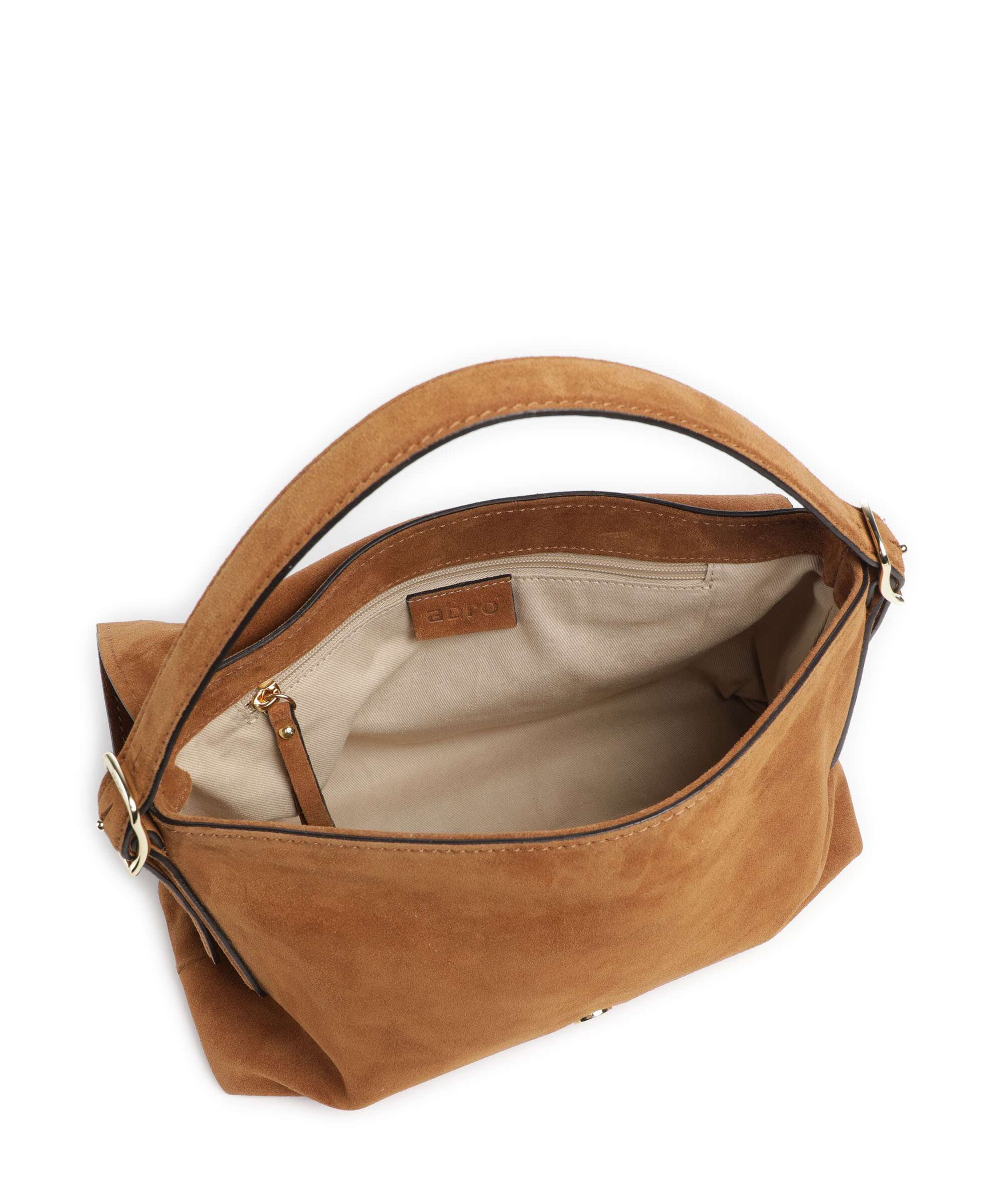 Abro Suede Carina Schoudertas cuoio - Image 6