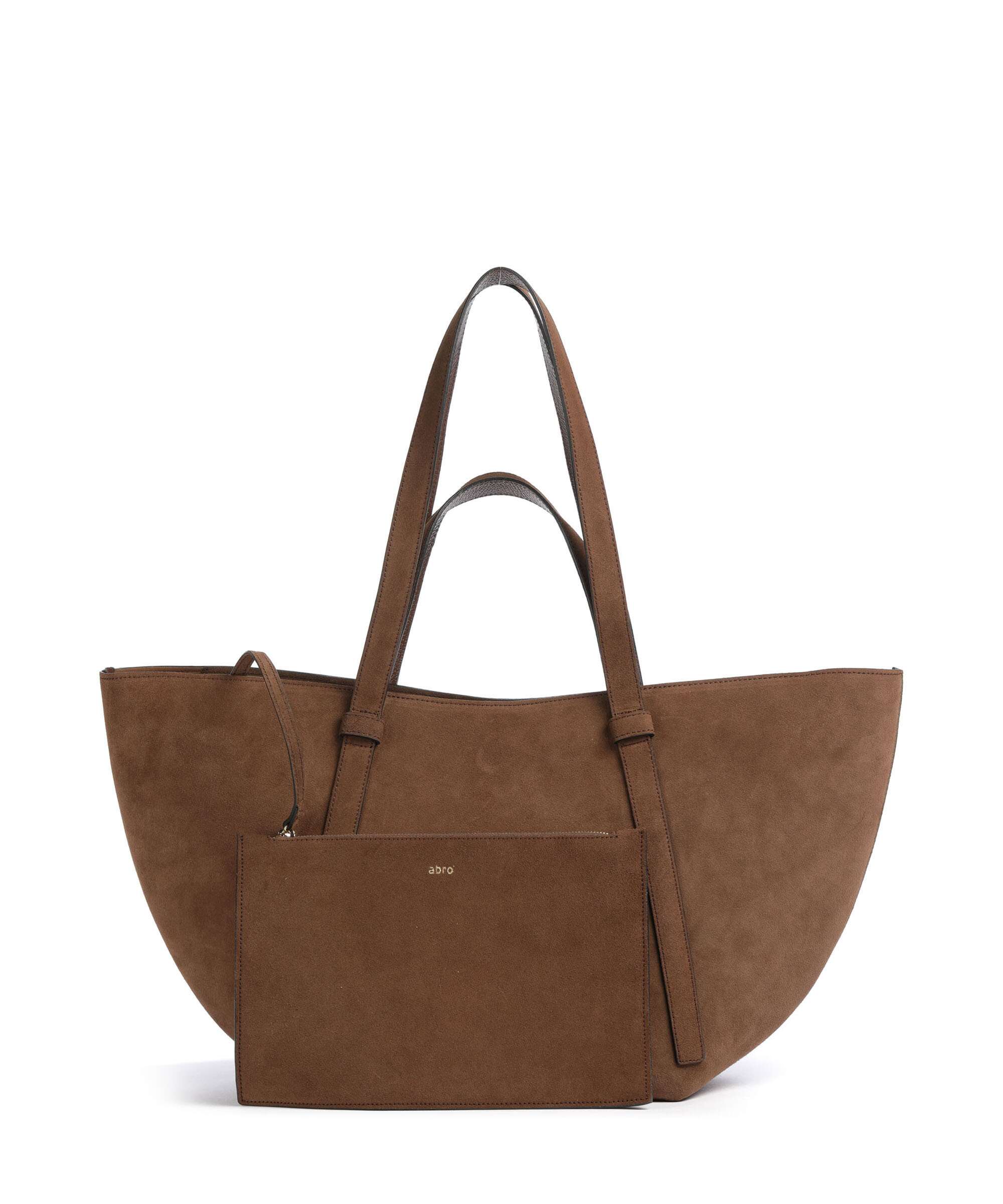 Abro Suede Cosmo Large Boodschappentas wood - Image 2