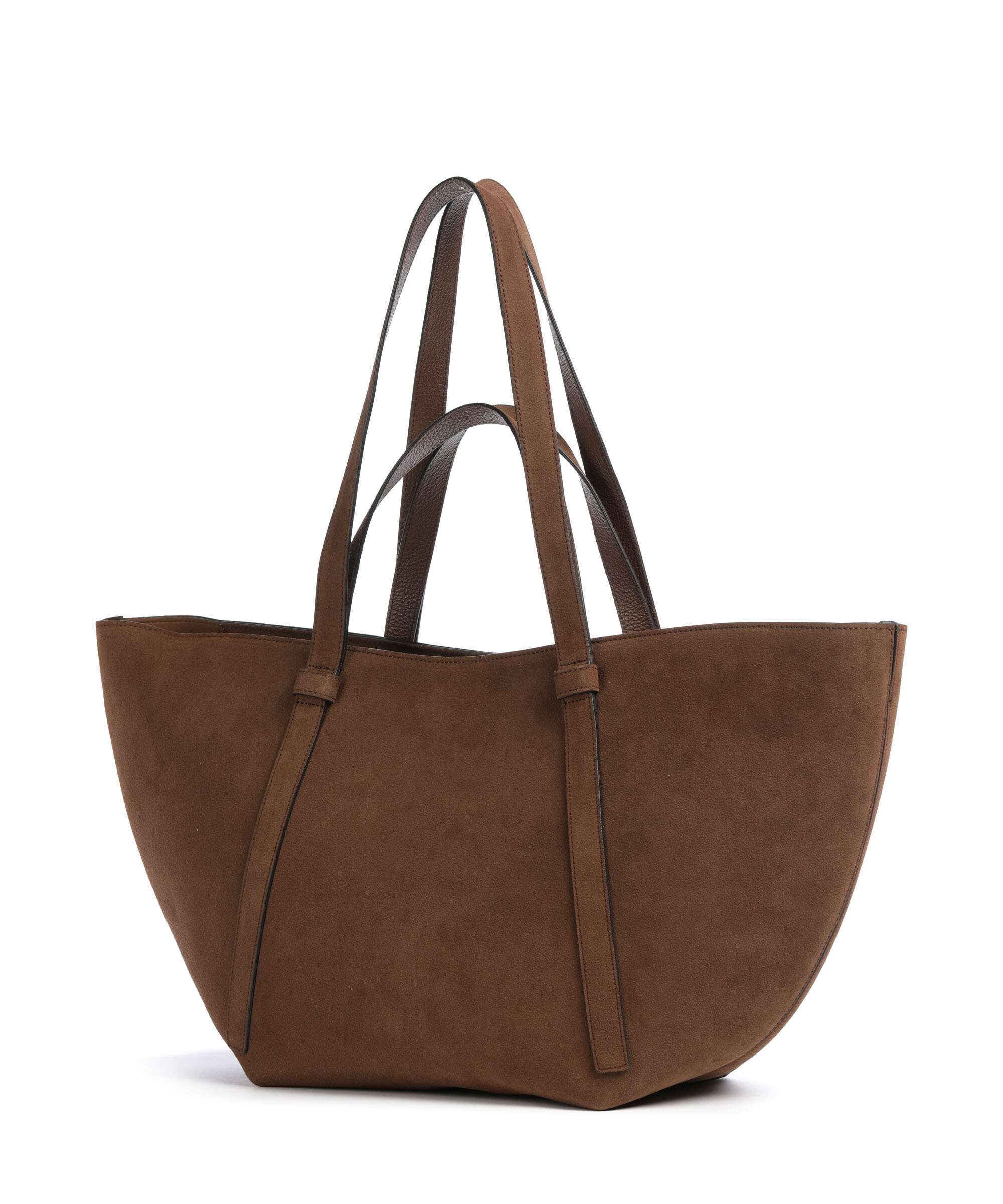 Abro Suede Cosmo Large Boodschappentas wood - Image 4