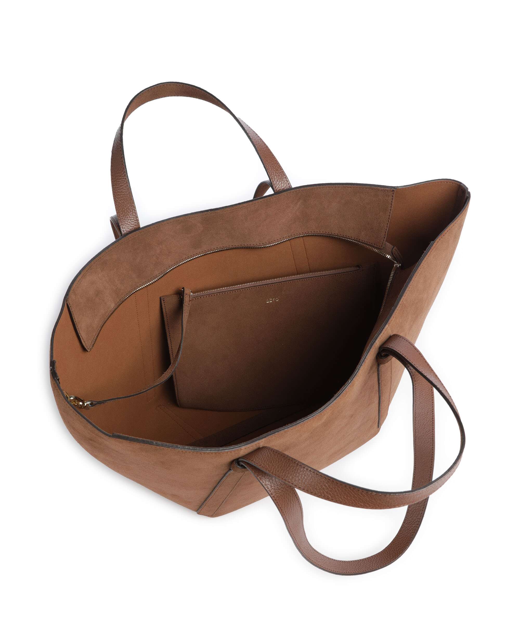 Abro Suede Cosmo Large Boodschappentas wood - Image 6