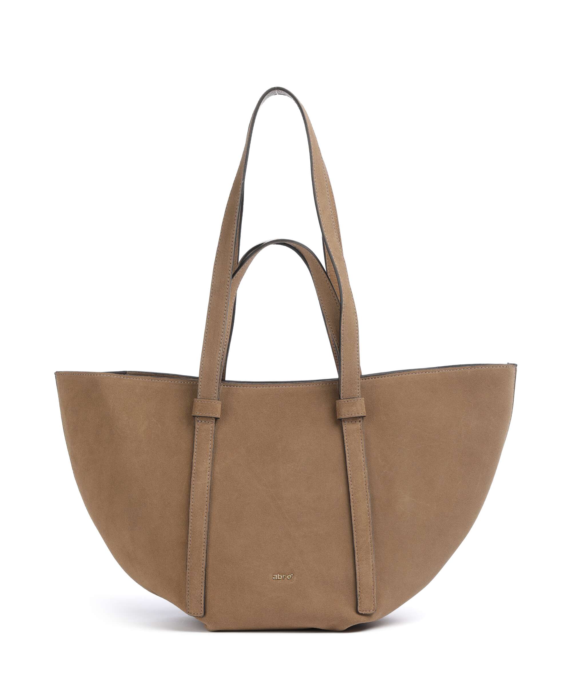 Abro Suede Cosmo Medium Boodschappentas camel