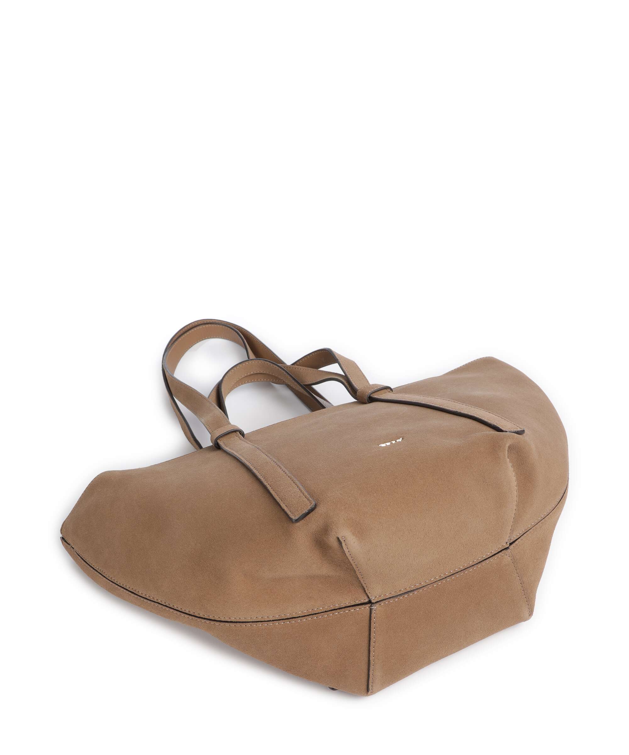 Abro Suede Cosmo Medium Boodschappentas camel - Image 5