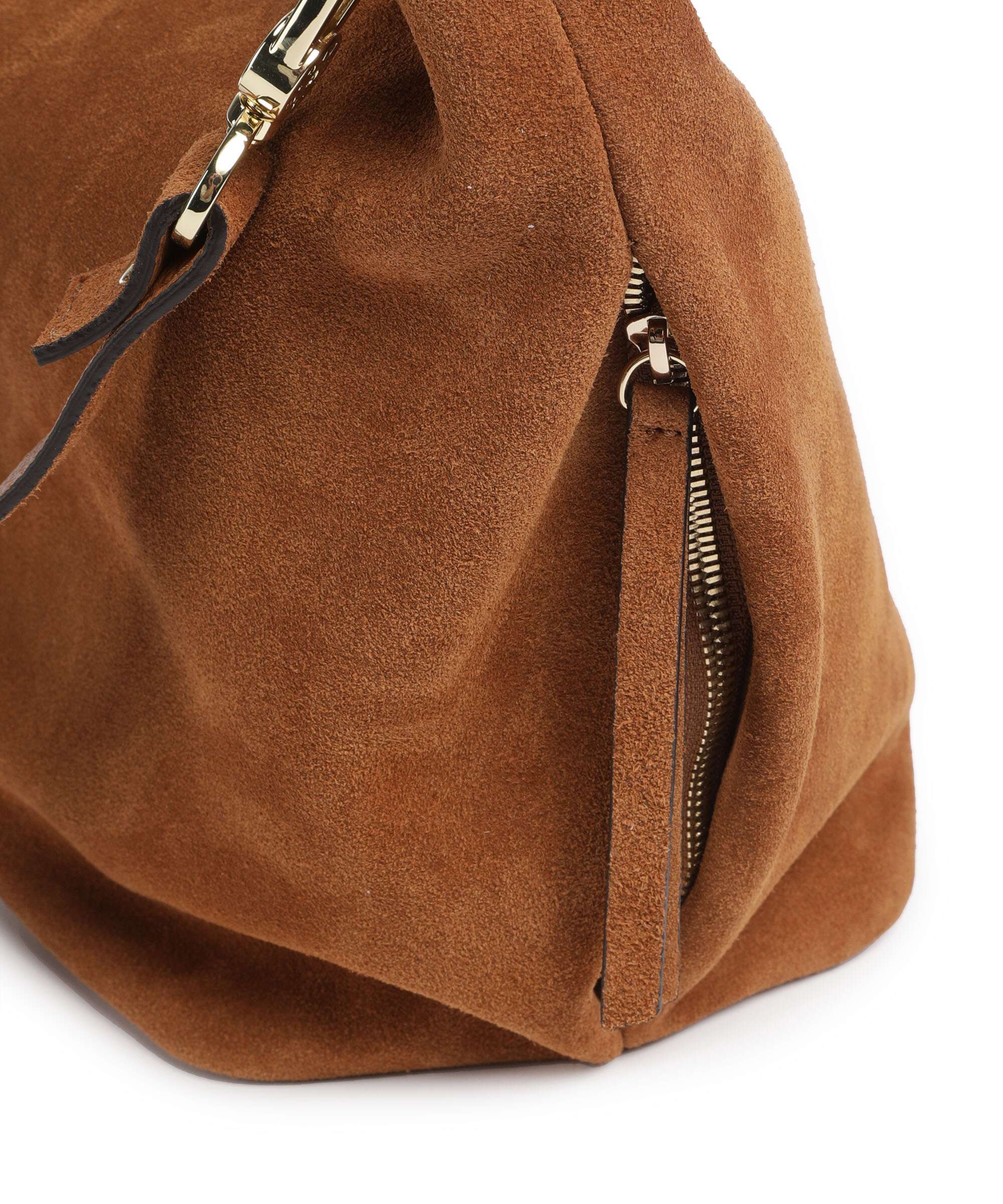 Abro Suede Ebony Hobo tas cuoio - Image 4