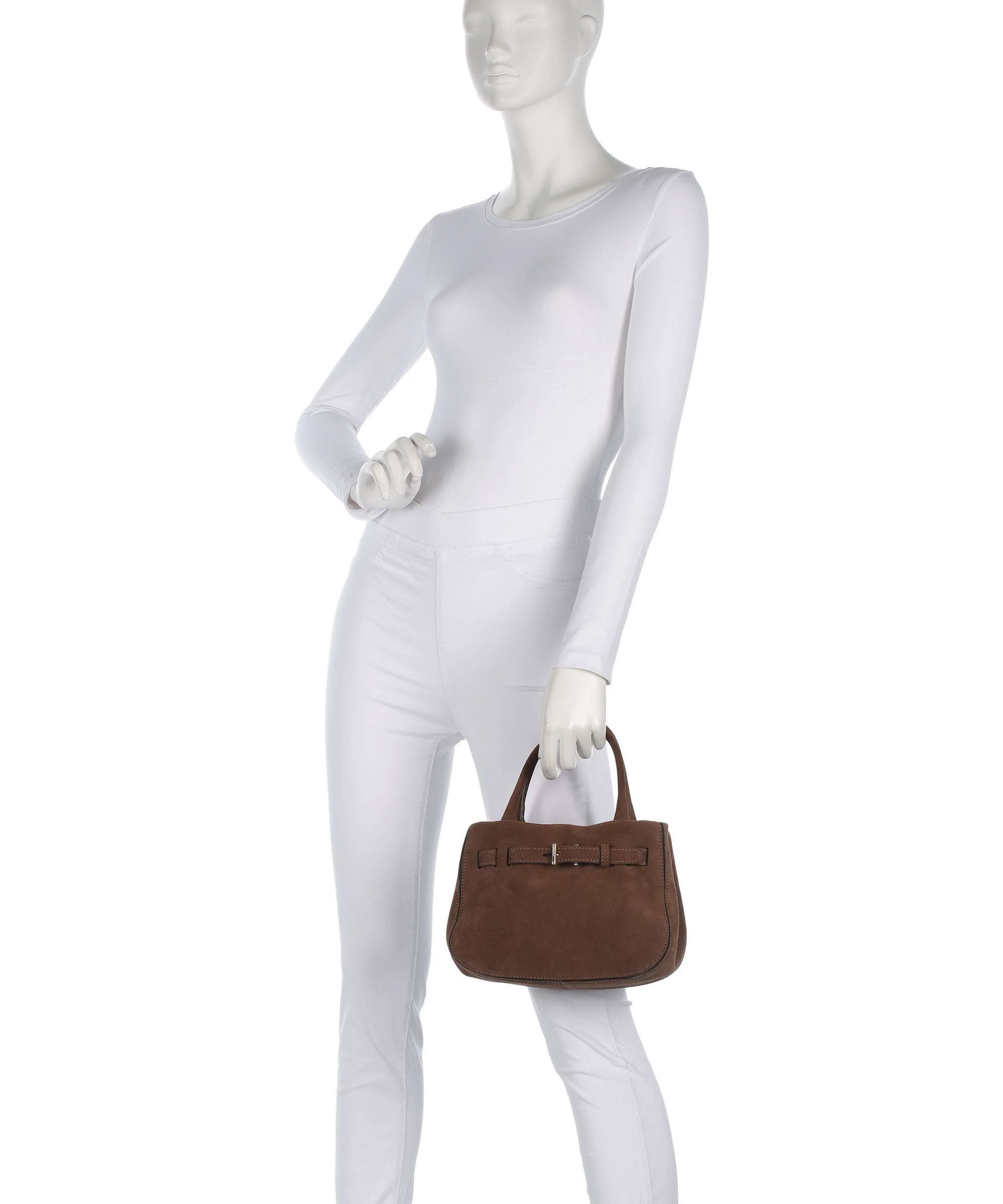 Abro Suede Jill Handtas wood - Image 3