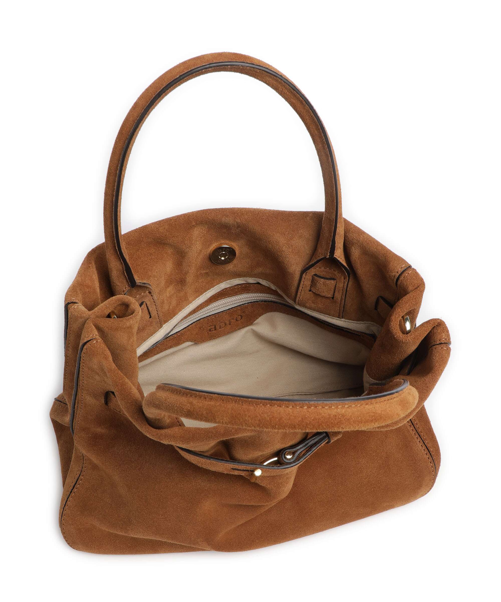Abro Suede Jill Handtas cuoio - Image 5
