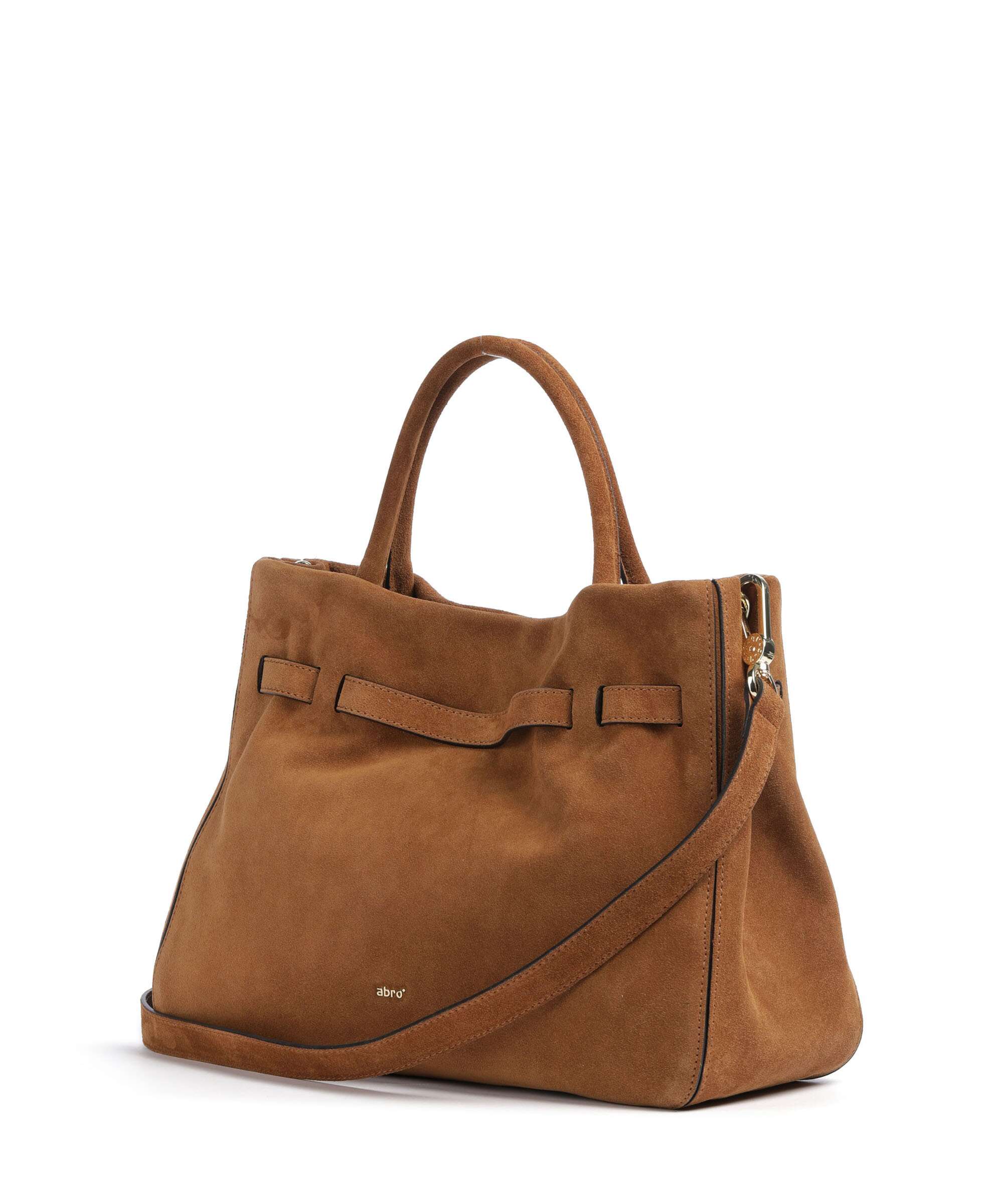Abro Suede Jill Handtas cuoio - Image 2