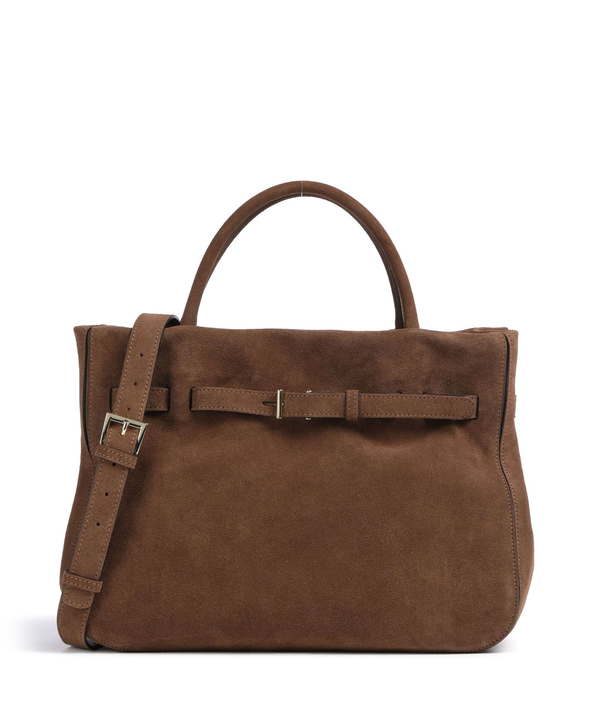 Abro Suede Jill Handtas wood